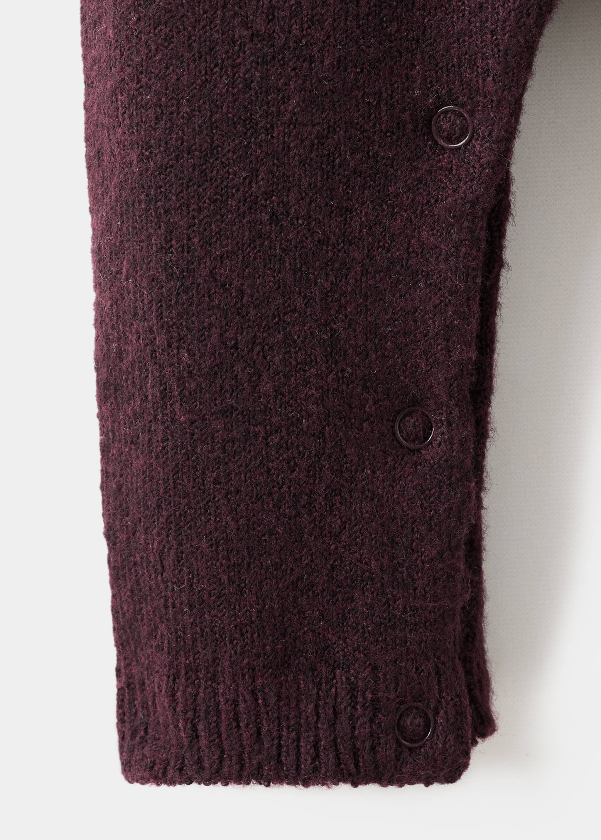 Jacquard knitted dungarees - Details of the article 0