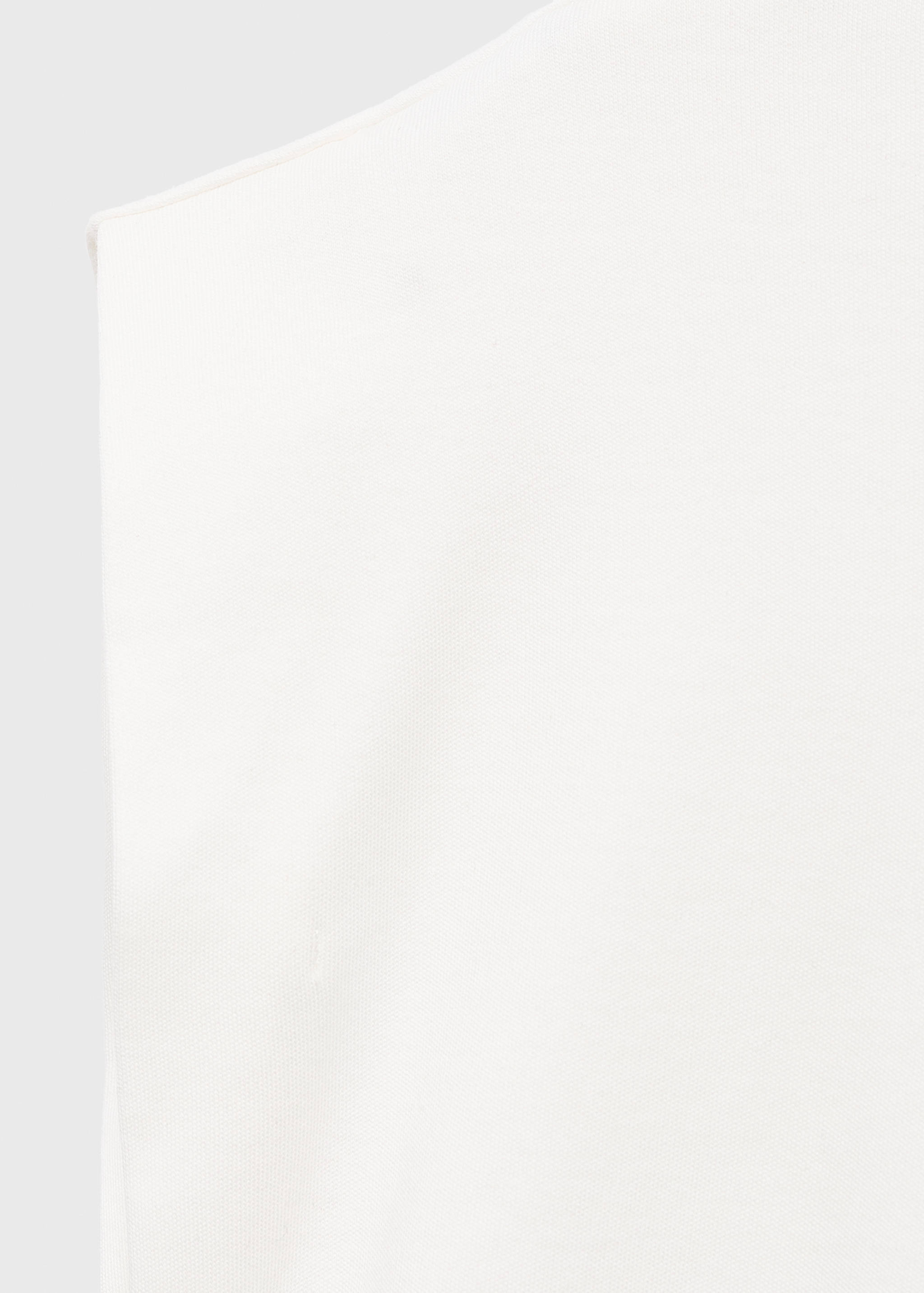 Cotton sleeveless t-shirt - Details of the article 8