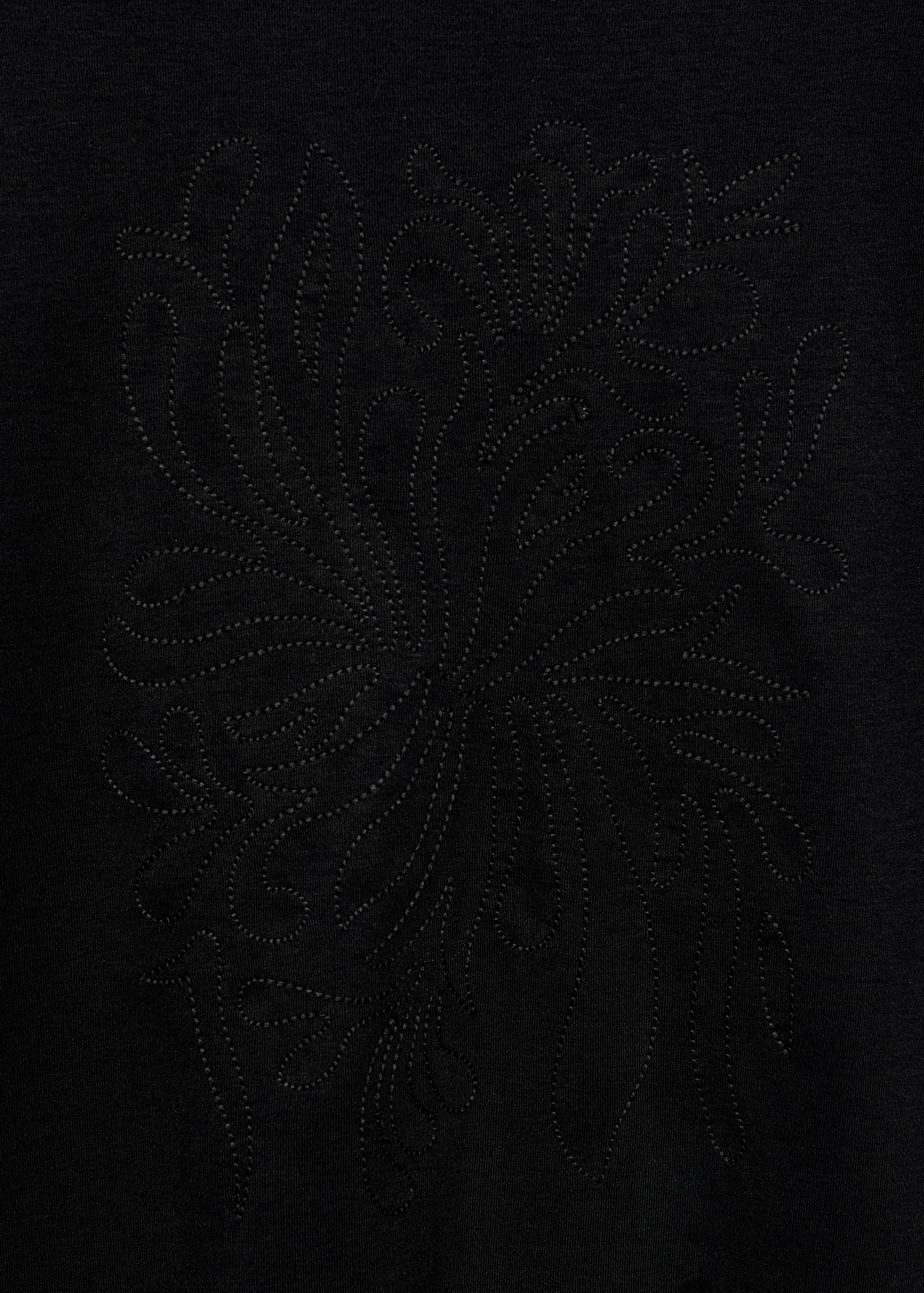 Cotton sleeveless t-shirt - Details of the article 8