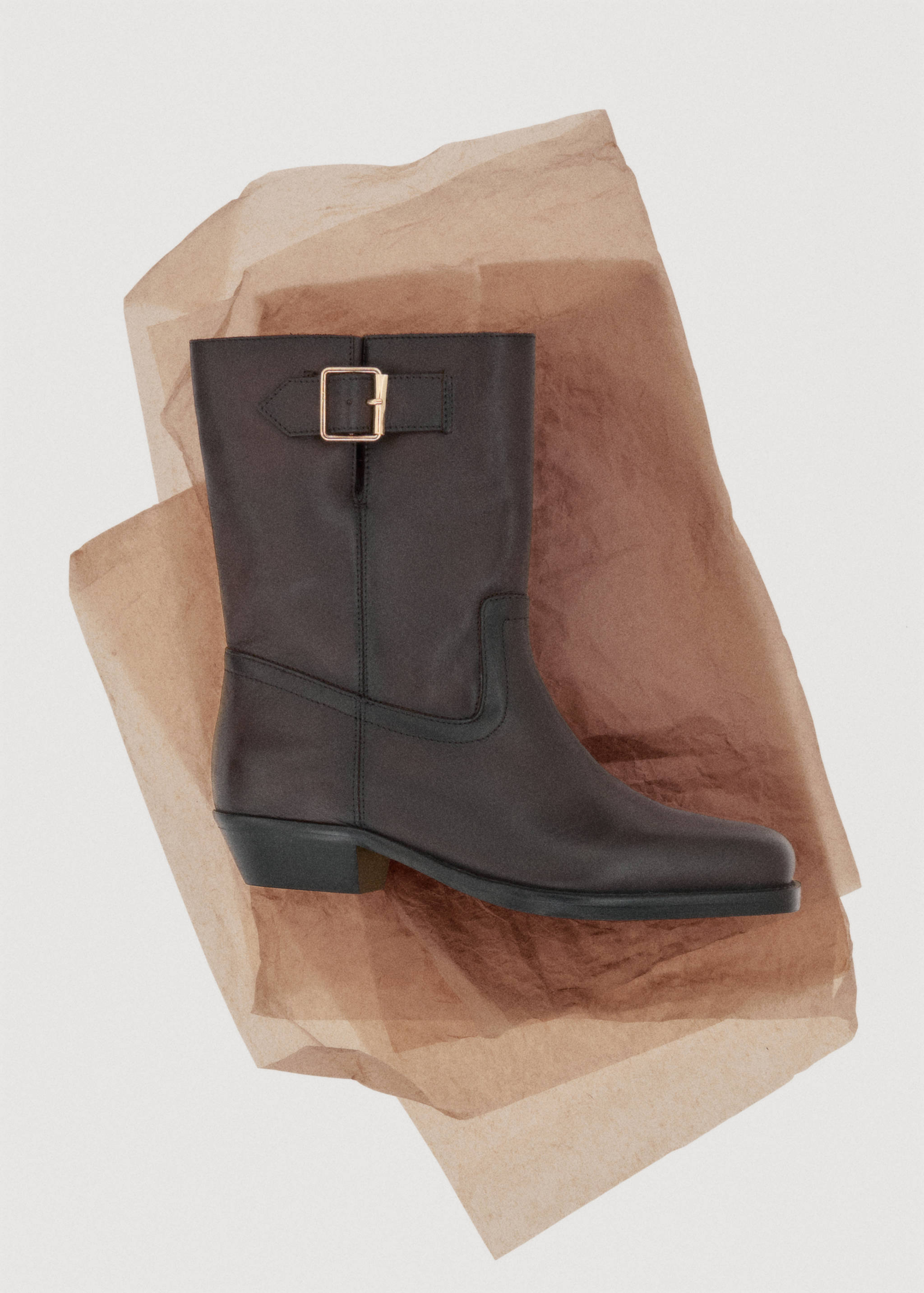 Bottines cuir boucle - Détail de l'article 7