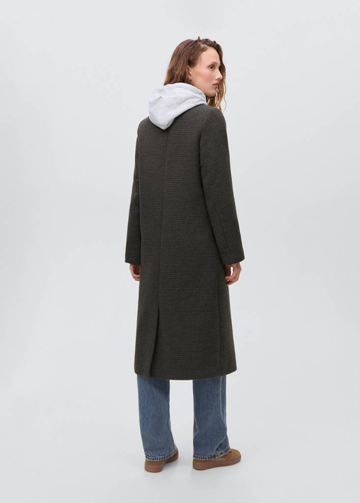 Long cloth coat — Grey