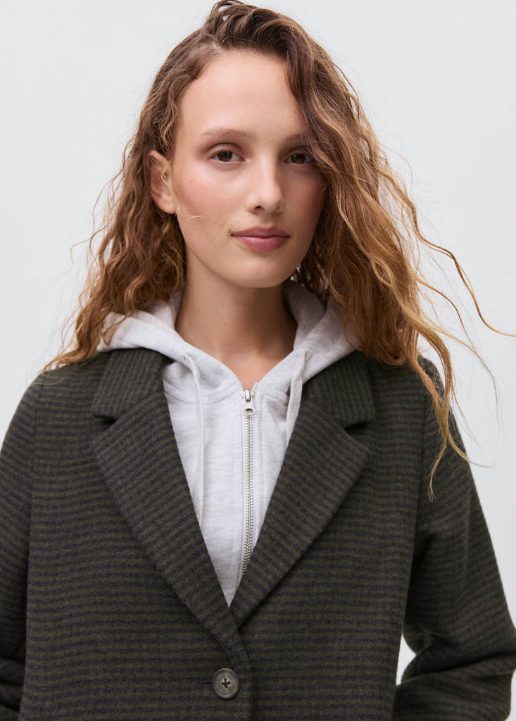 Long cloth coat — Grey