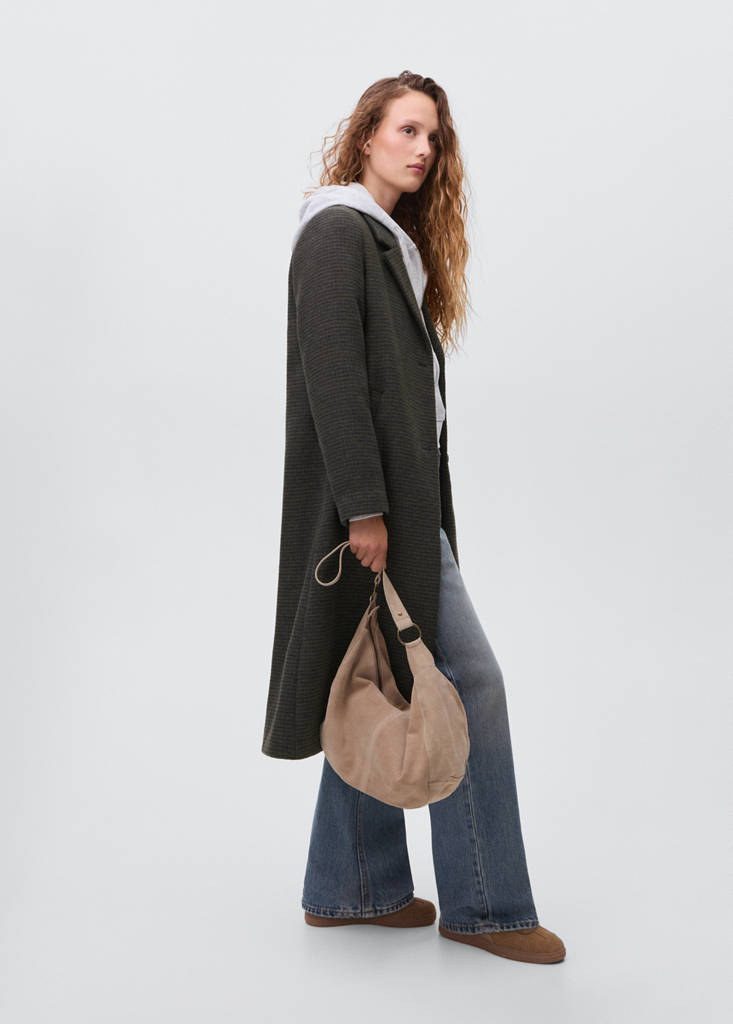 Long cloth coat — Grey