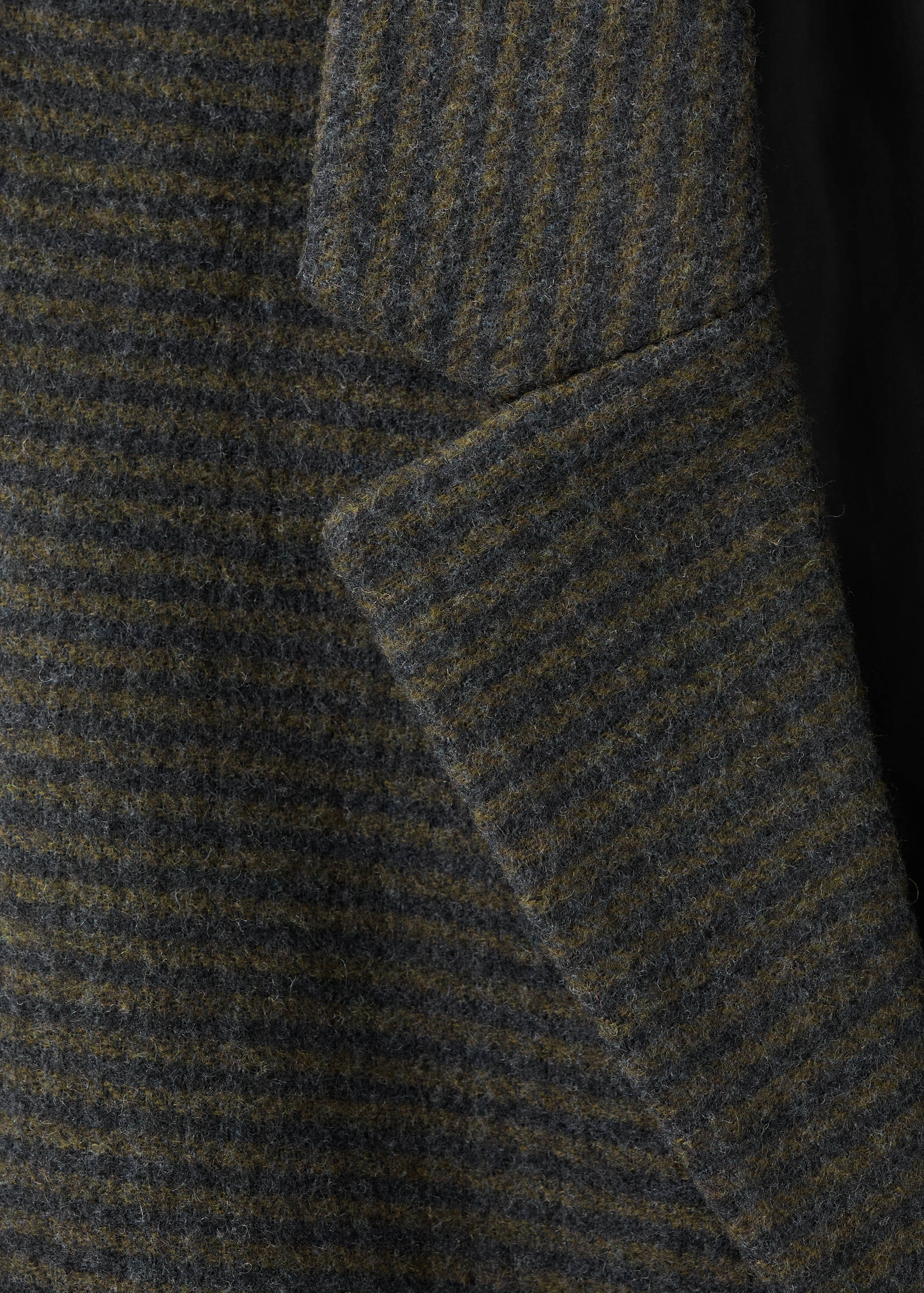 Длинное пальто в клетку - Деталь изделия 0