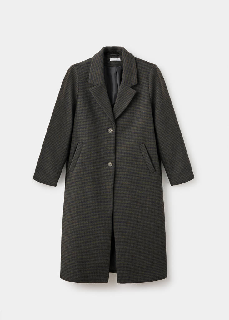 Long cloth coat — Grey