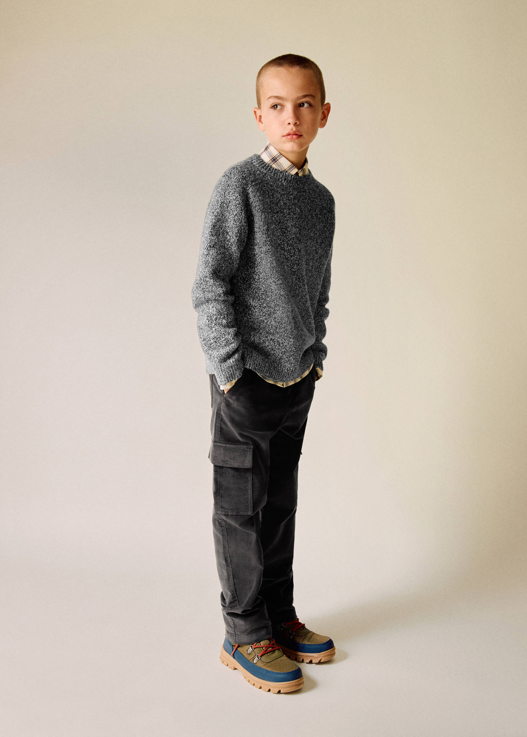 灯芯绒工装裤 - null