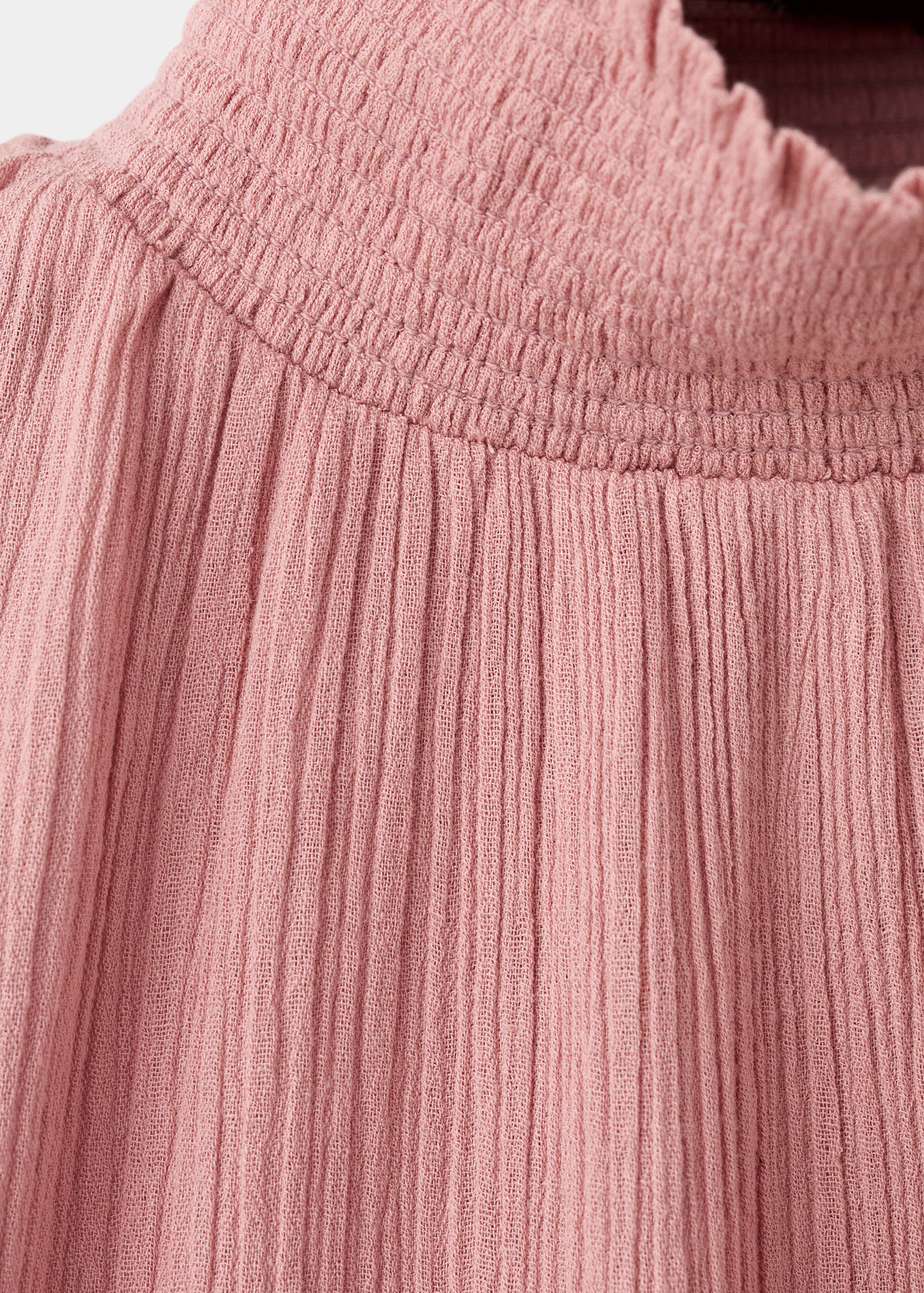 Blusa cuello alto fruncido - Detalle del artículo 0