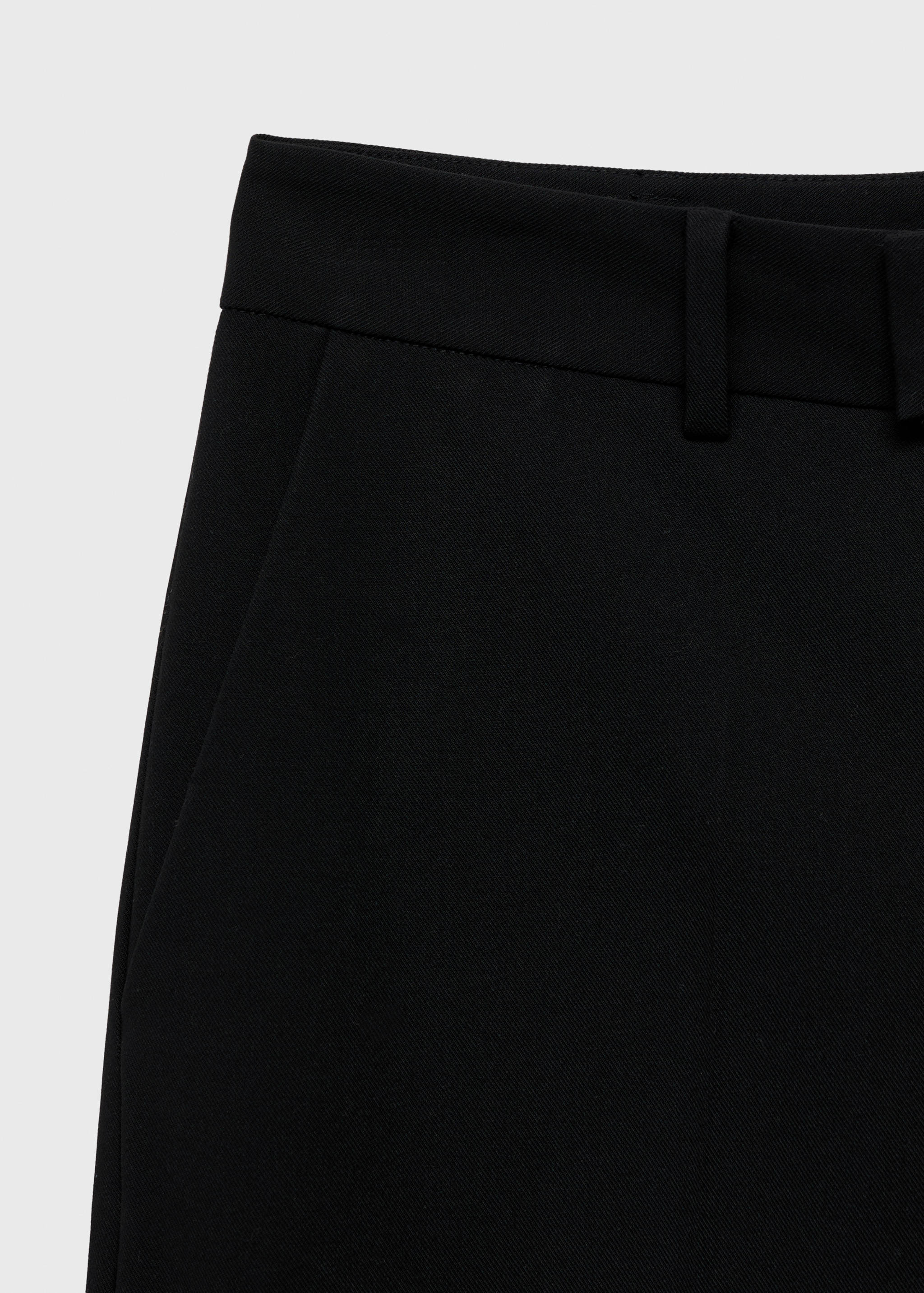 Mid-rise cropped straight-leg trousers - Details of the article 8
