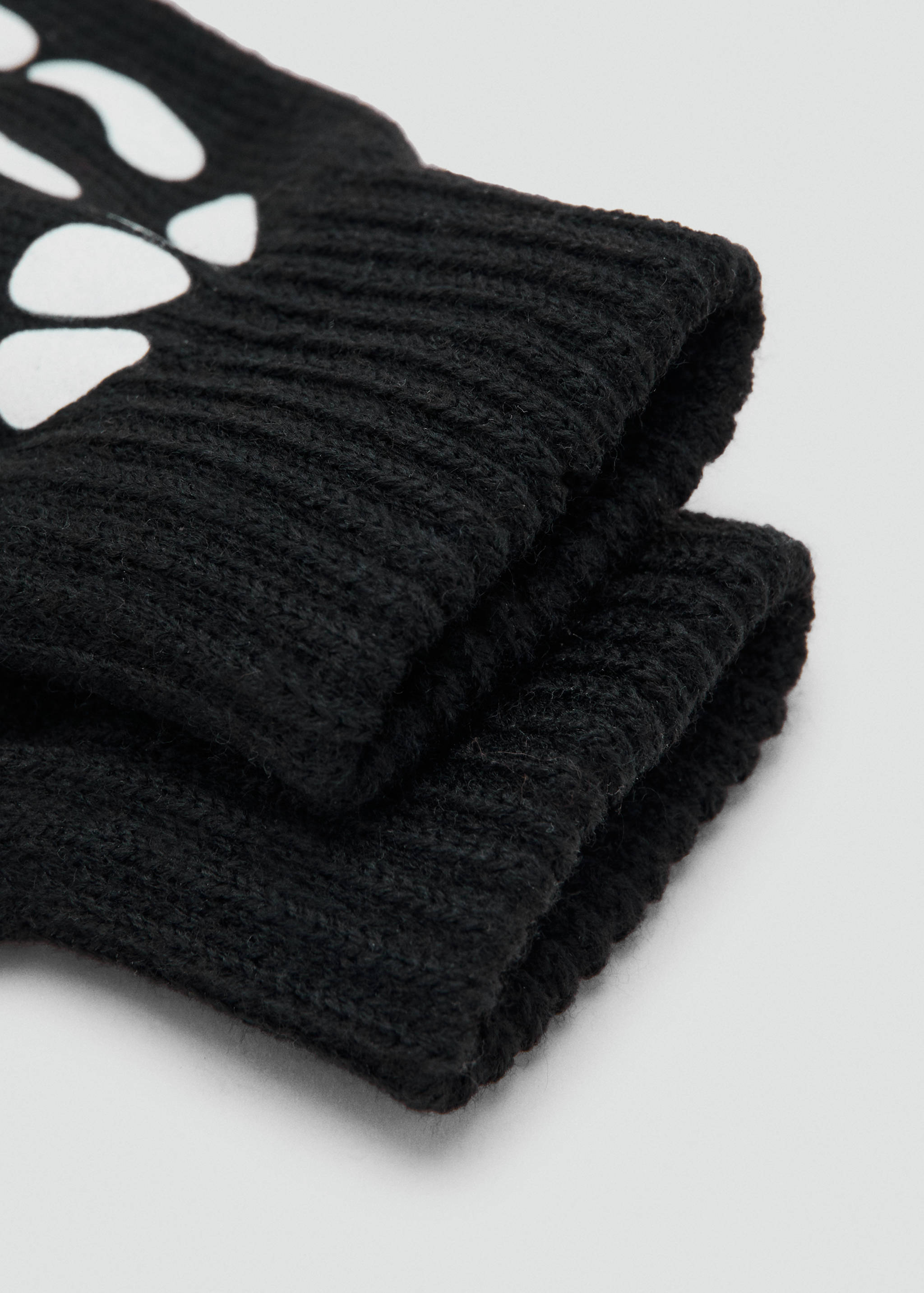 Skeleton mittens - Medium plane