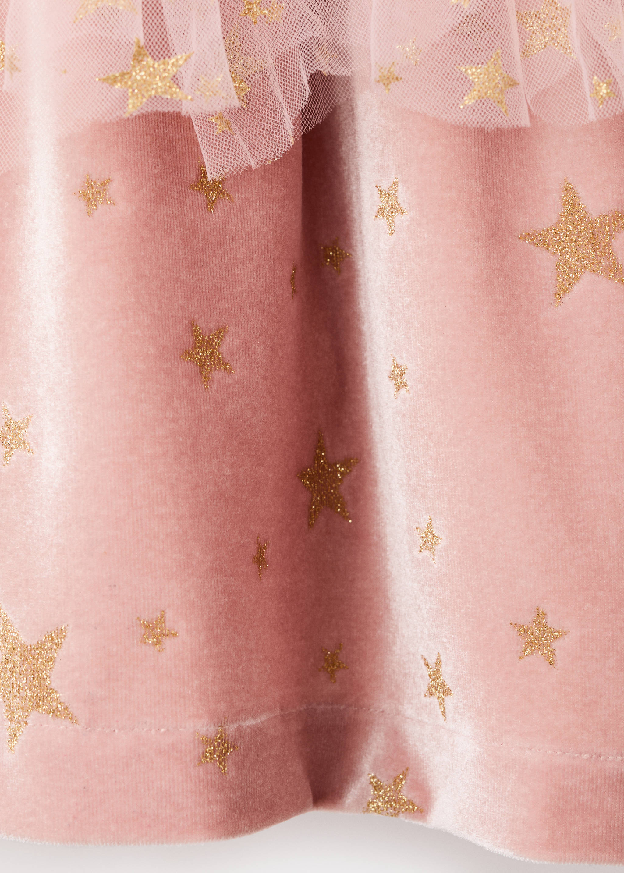 Velvet skirt with stars - Details of the article 2
