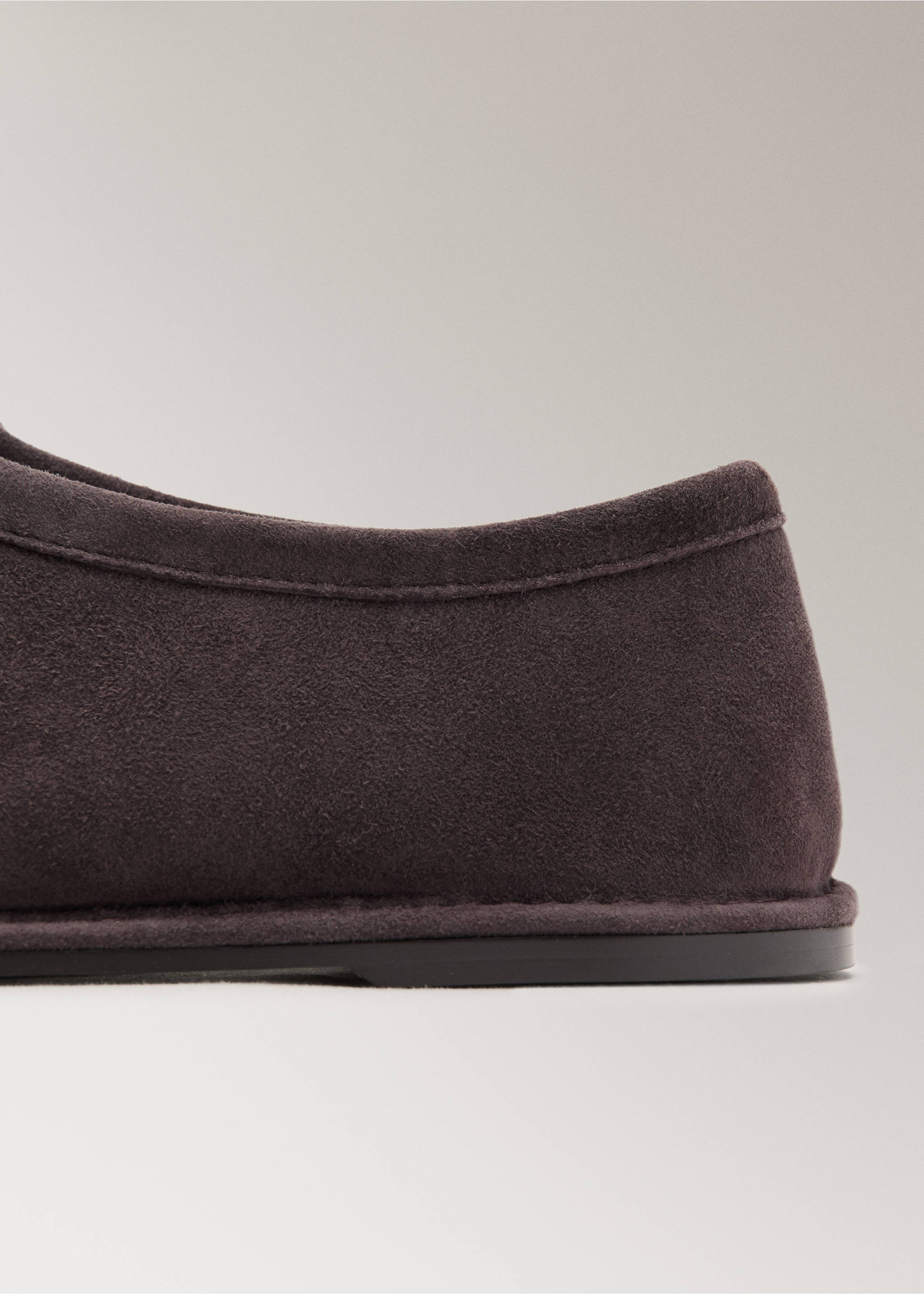 Ballerines cuir cordon - Détail de l'article 1, Chocolat. Ref: 17087134-00.