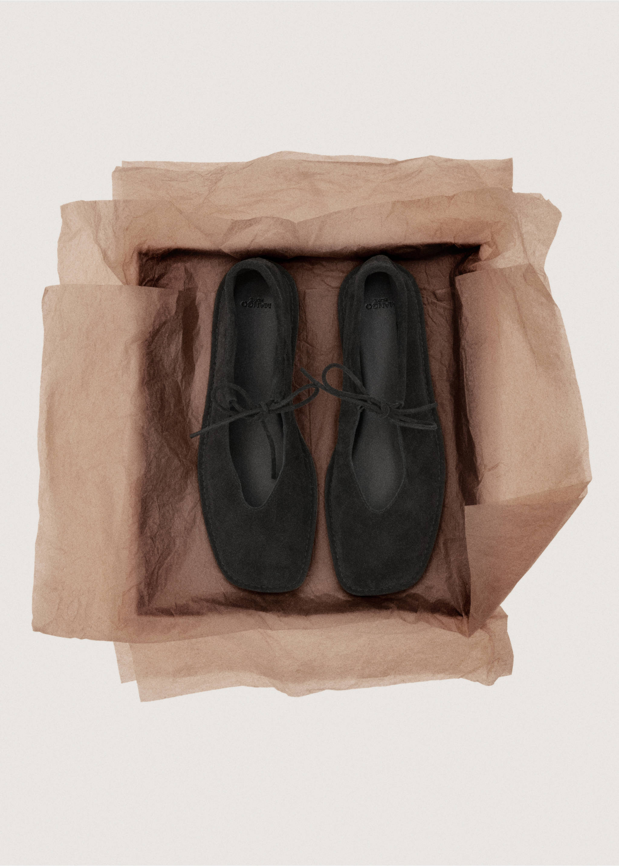 Ballerines cuir cordon - Détail de l'article 7, Noir. Ref: 17087134-00.