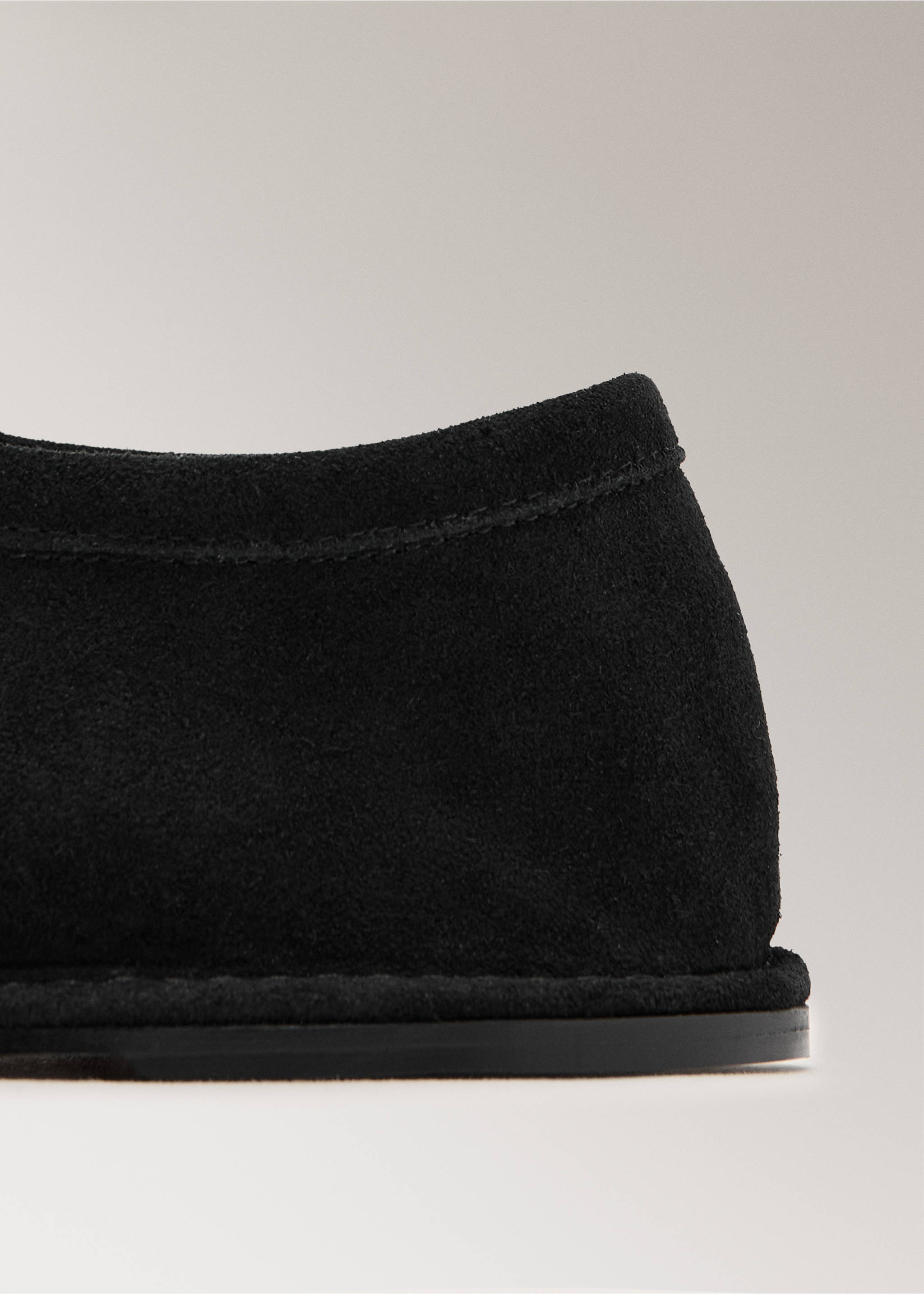 Ballerines cuir cordon - Détail de l'article 1, Noir. Ref: 17087134-00.