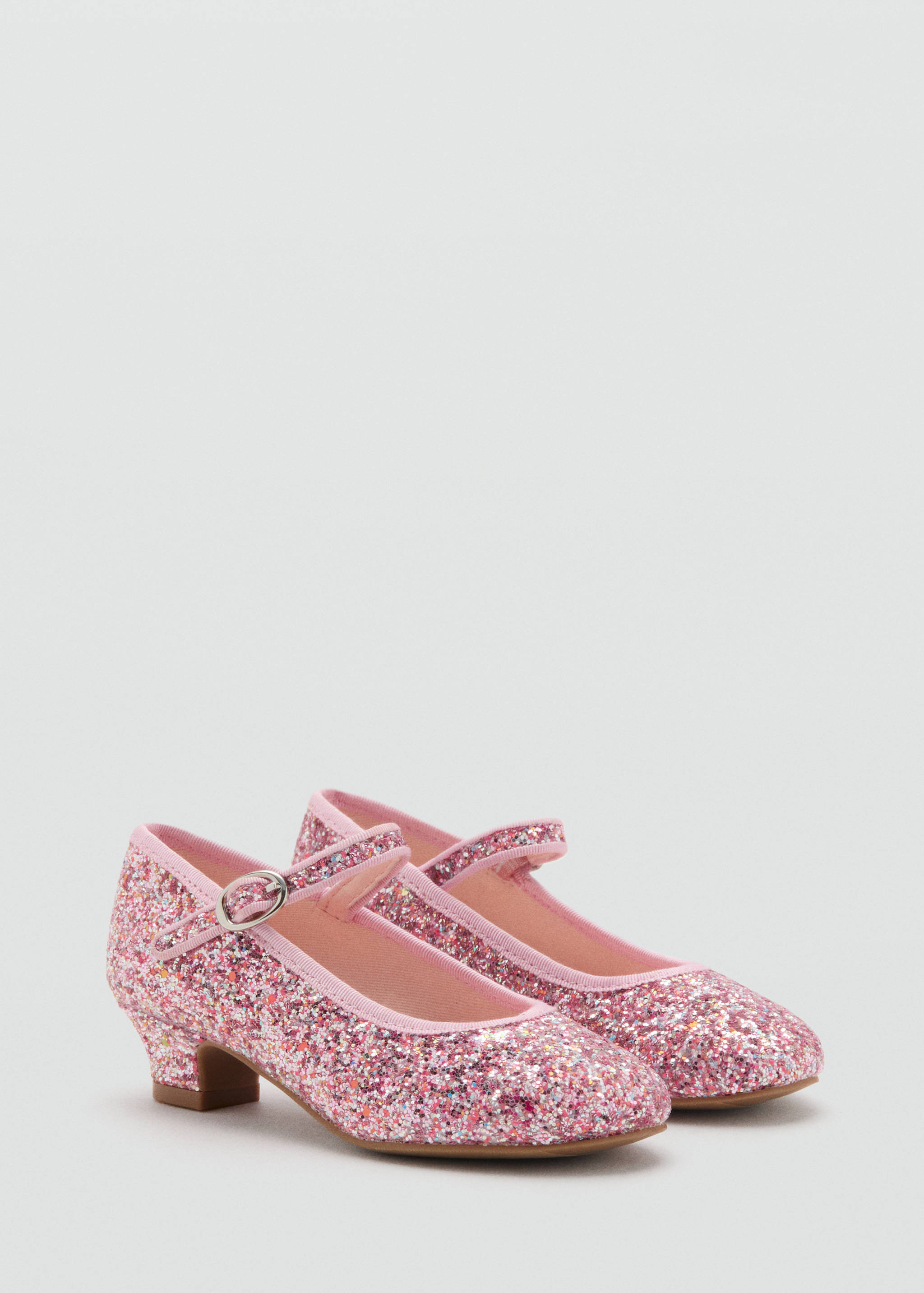 Heeled glitter shoe - Medium plane