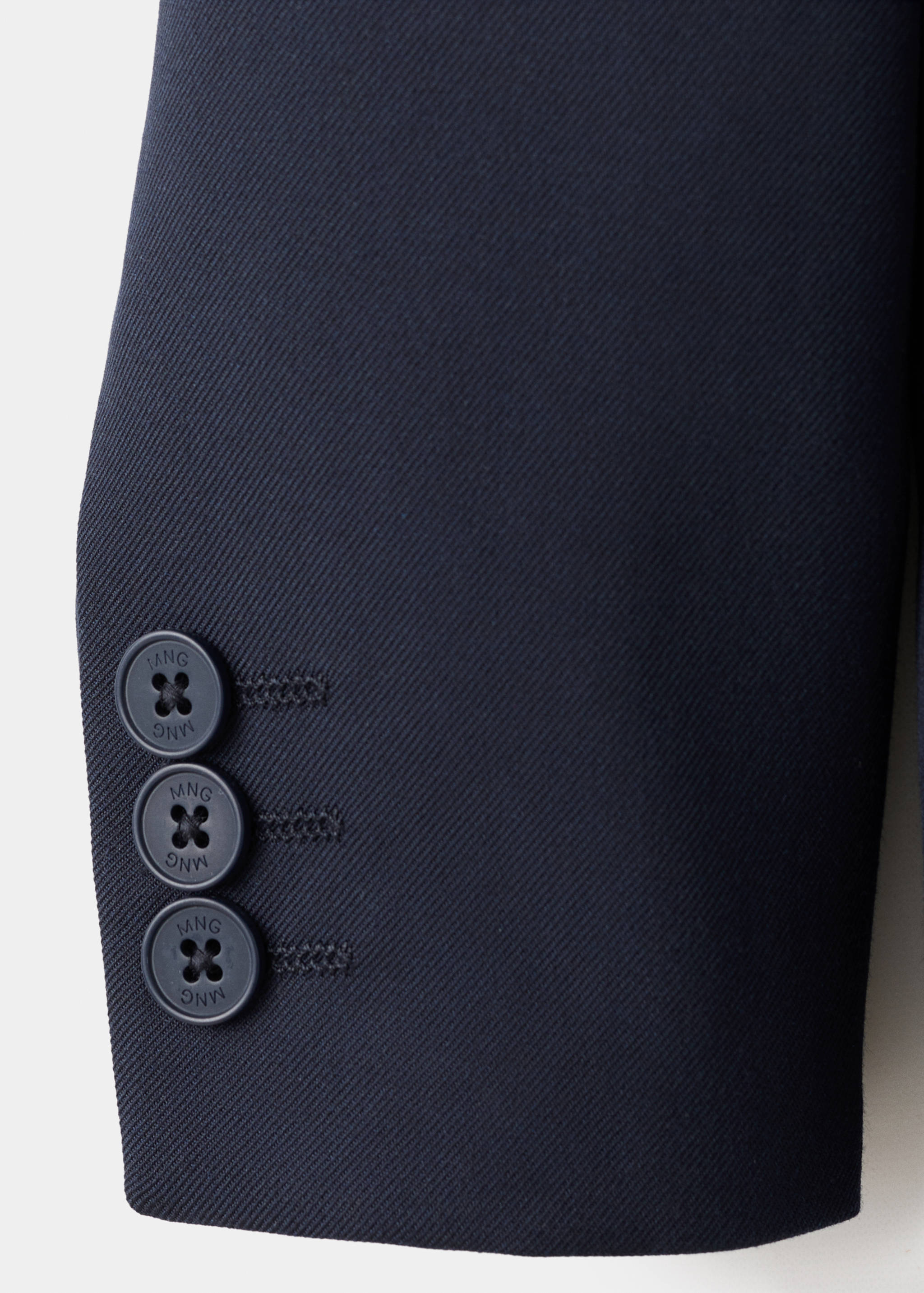 Essential cotton-blend blazer - Details of the article 0
