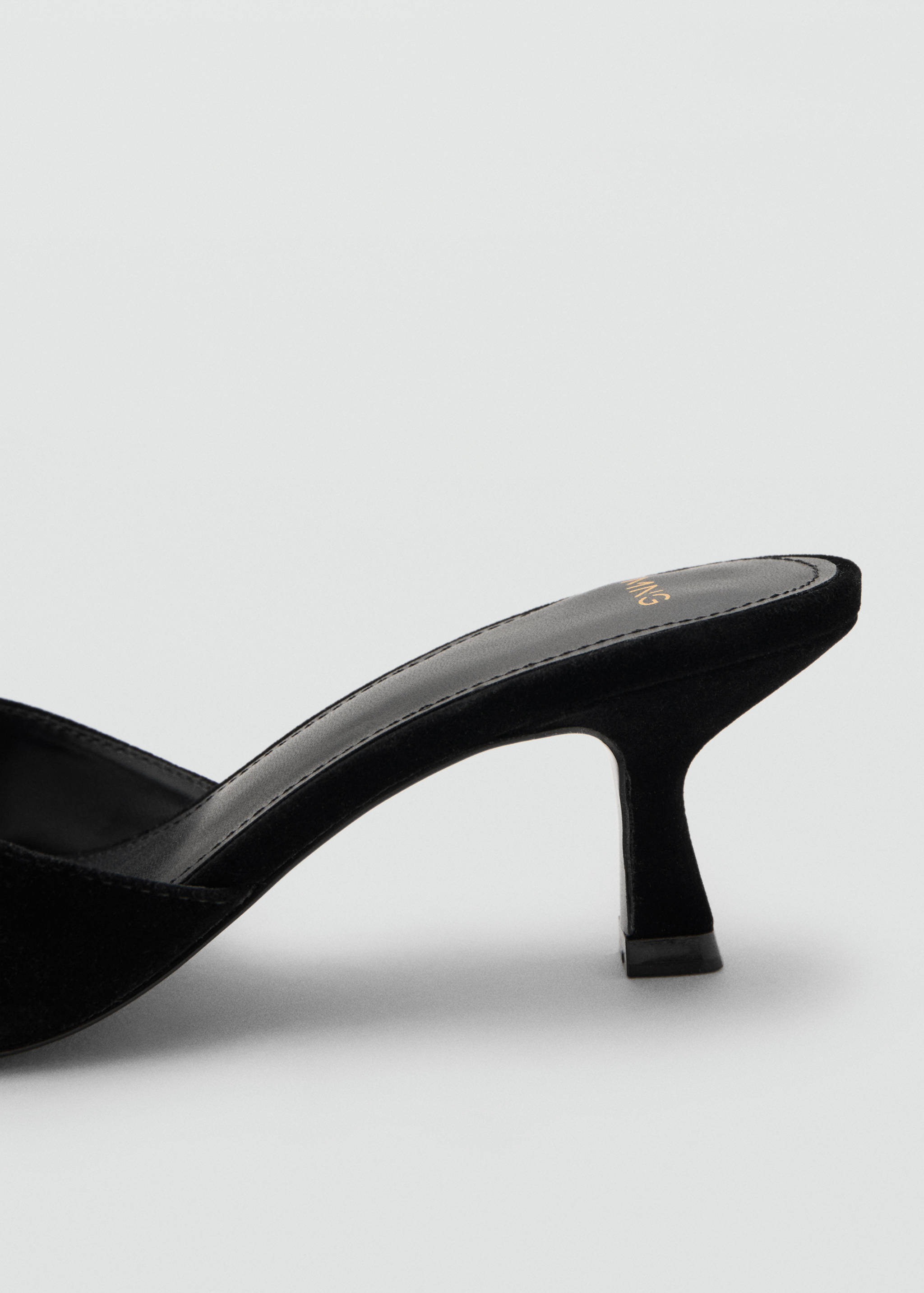 Velvet sandals with jewel embellishment - Details of the article 1