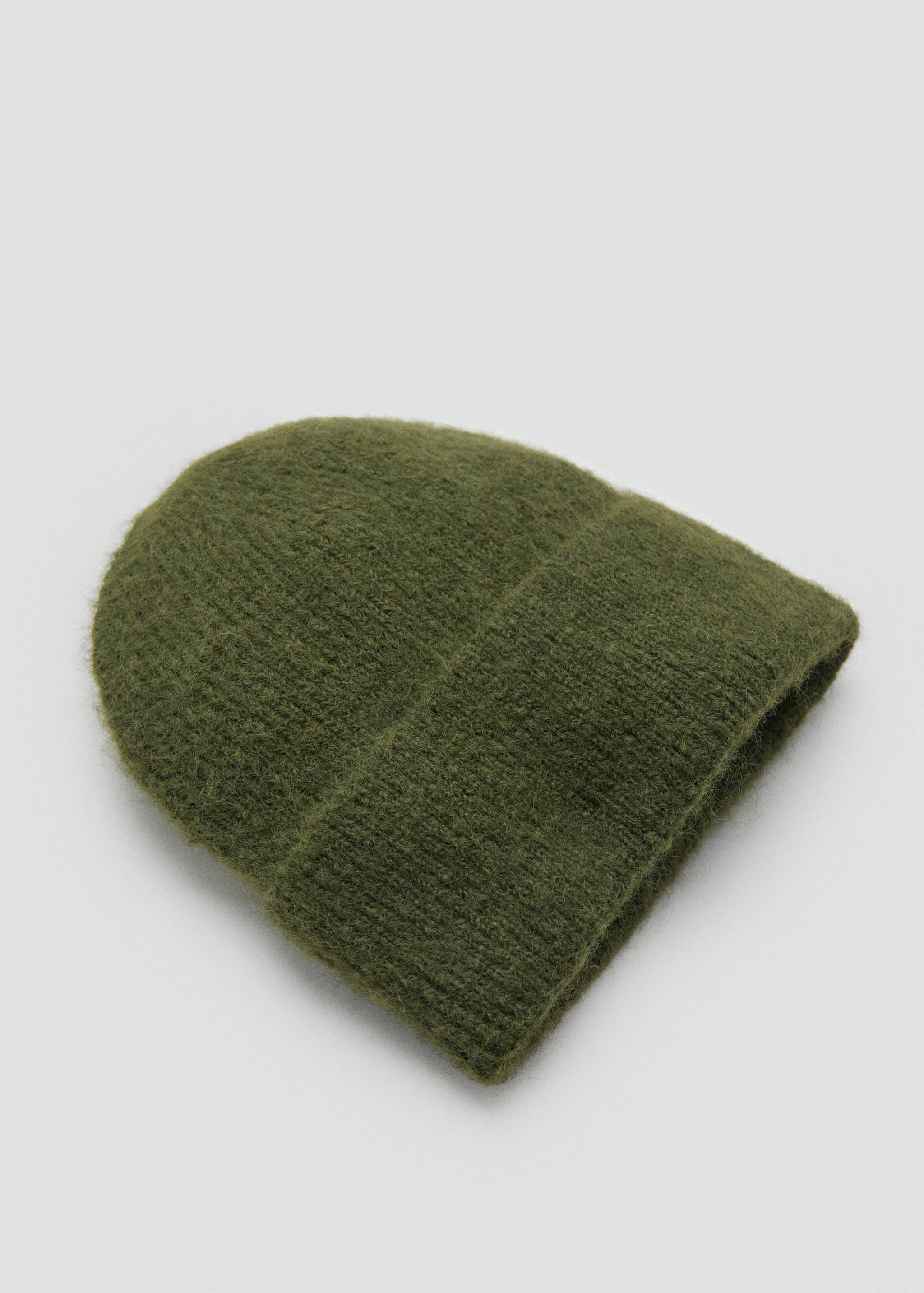 Rib-knit cap - Medium plane