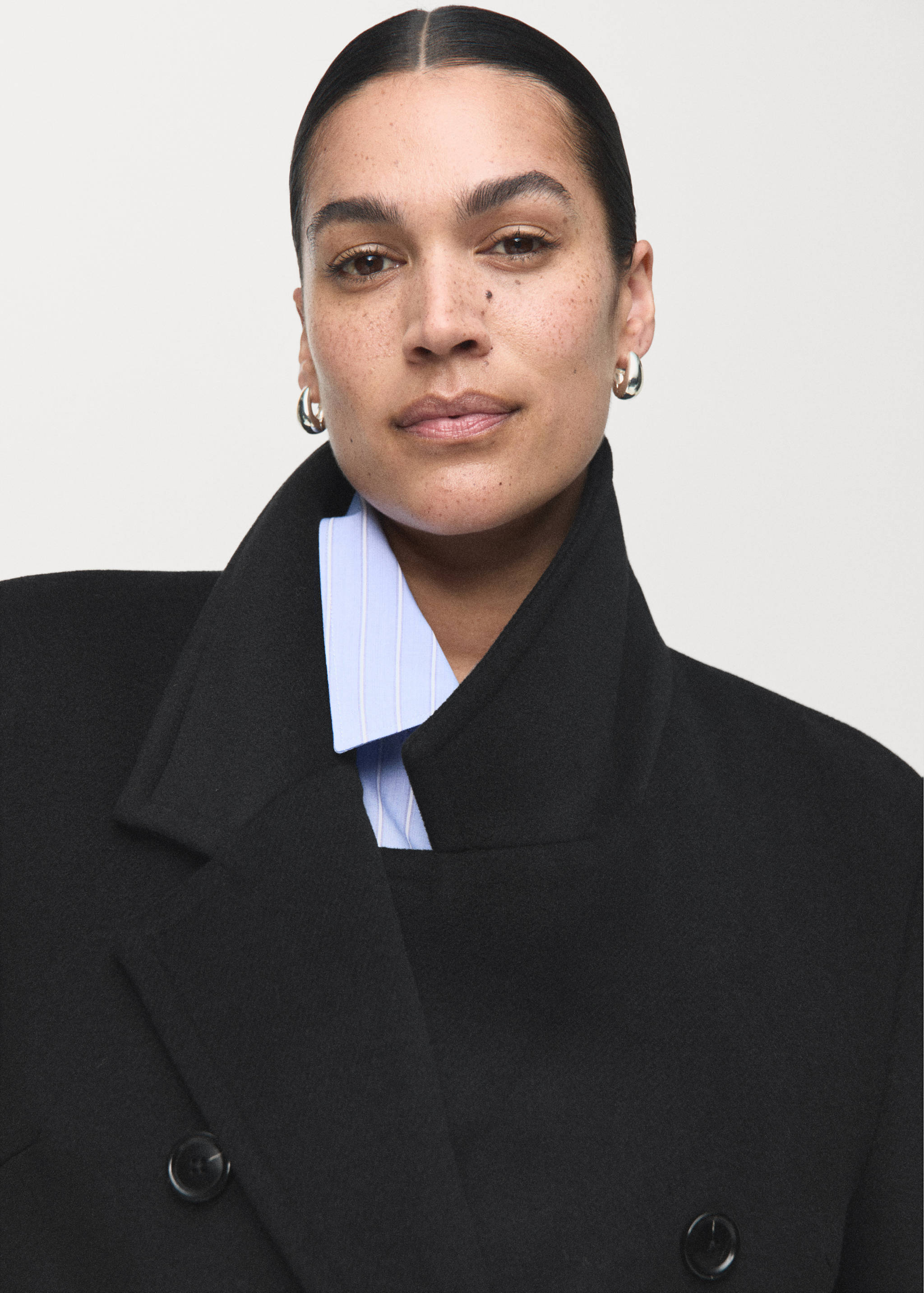 Sobretudo lã abotoadura dupla - Pormenor do artigo 4