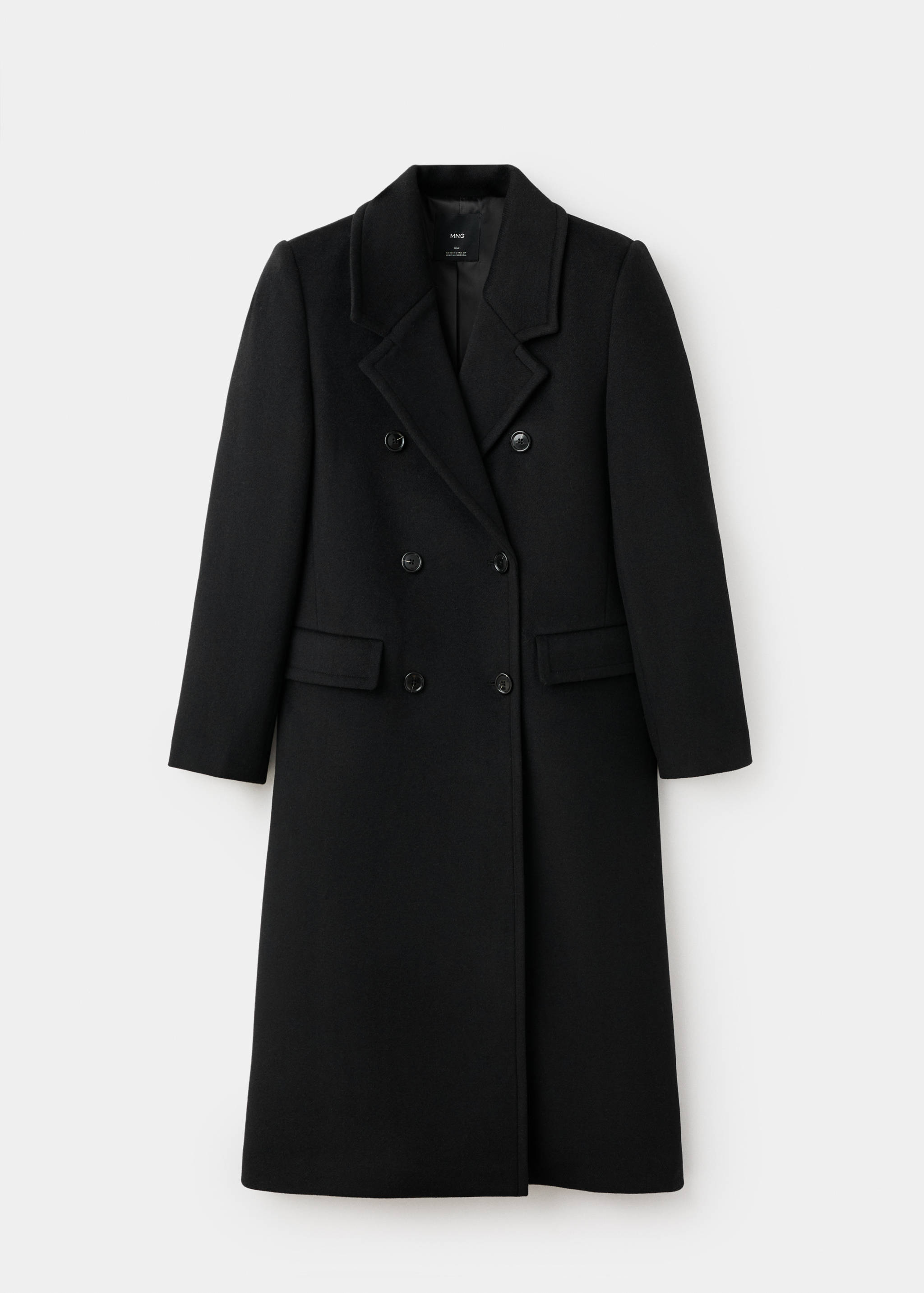 Double-breasted wool coat - Article without model
