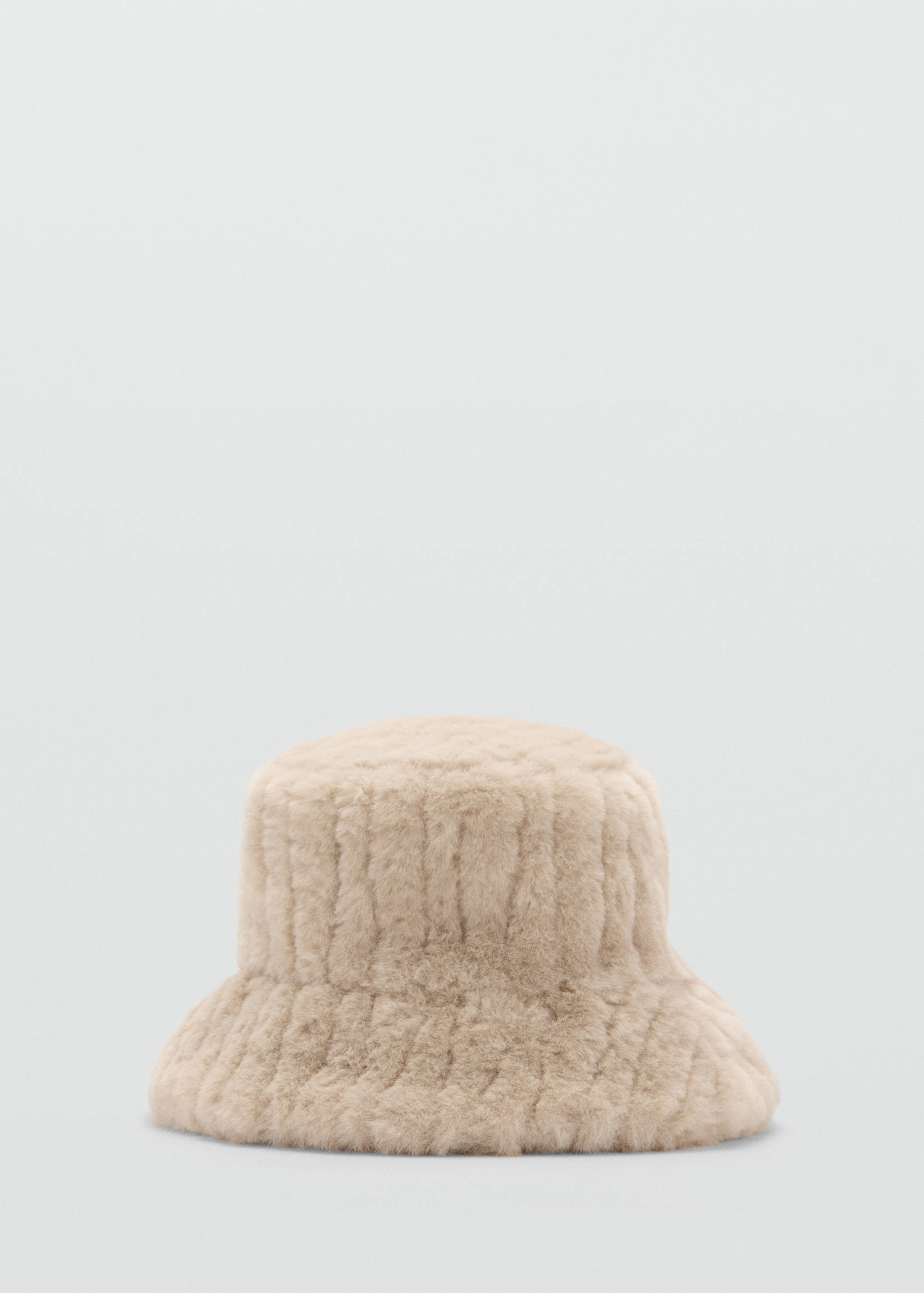 Faux-fur bucket hat - Article without model