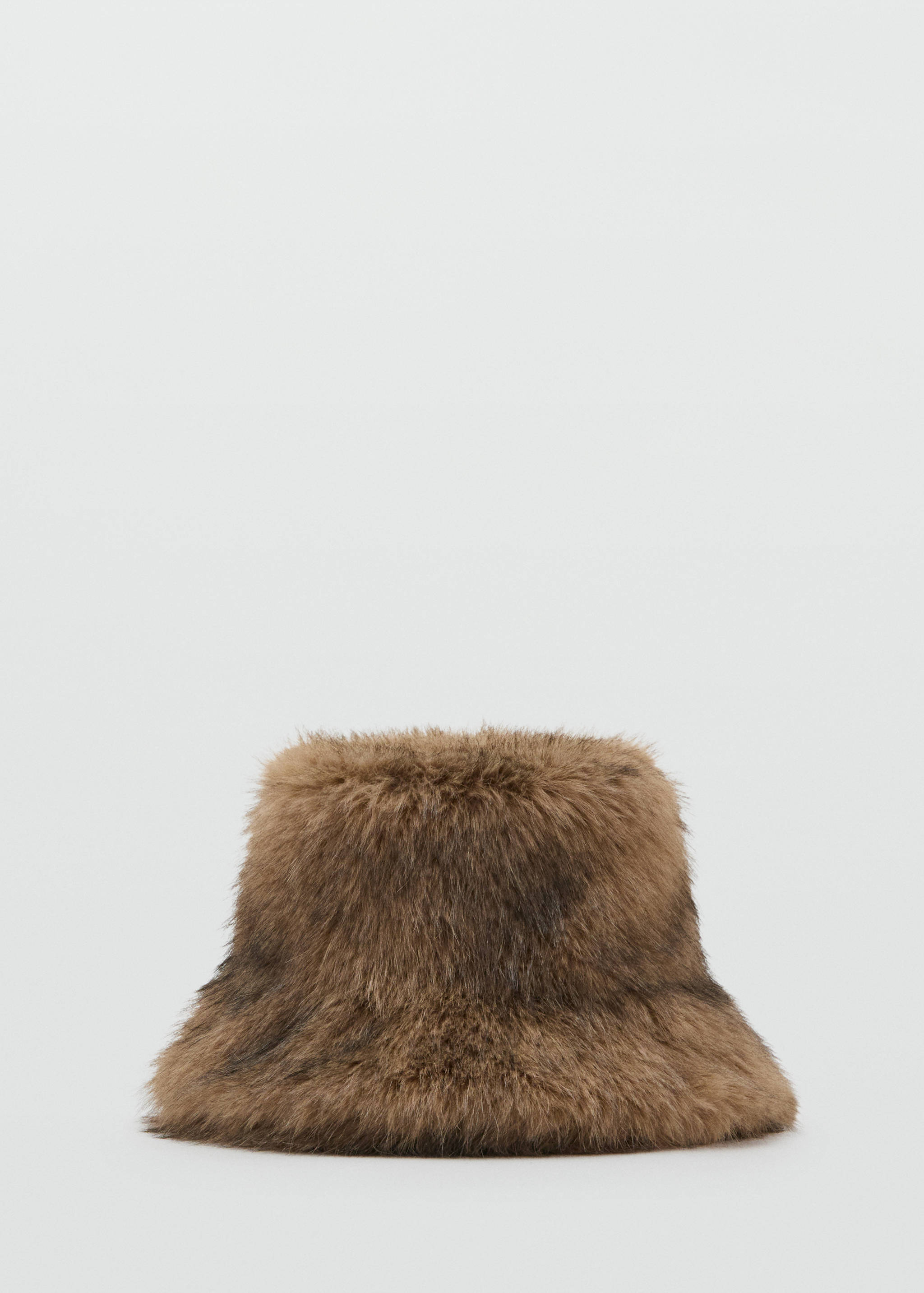 Faux-fur bucket hat - Article without model