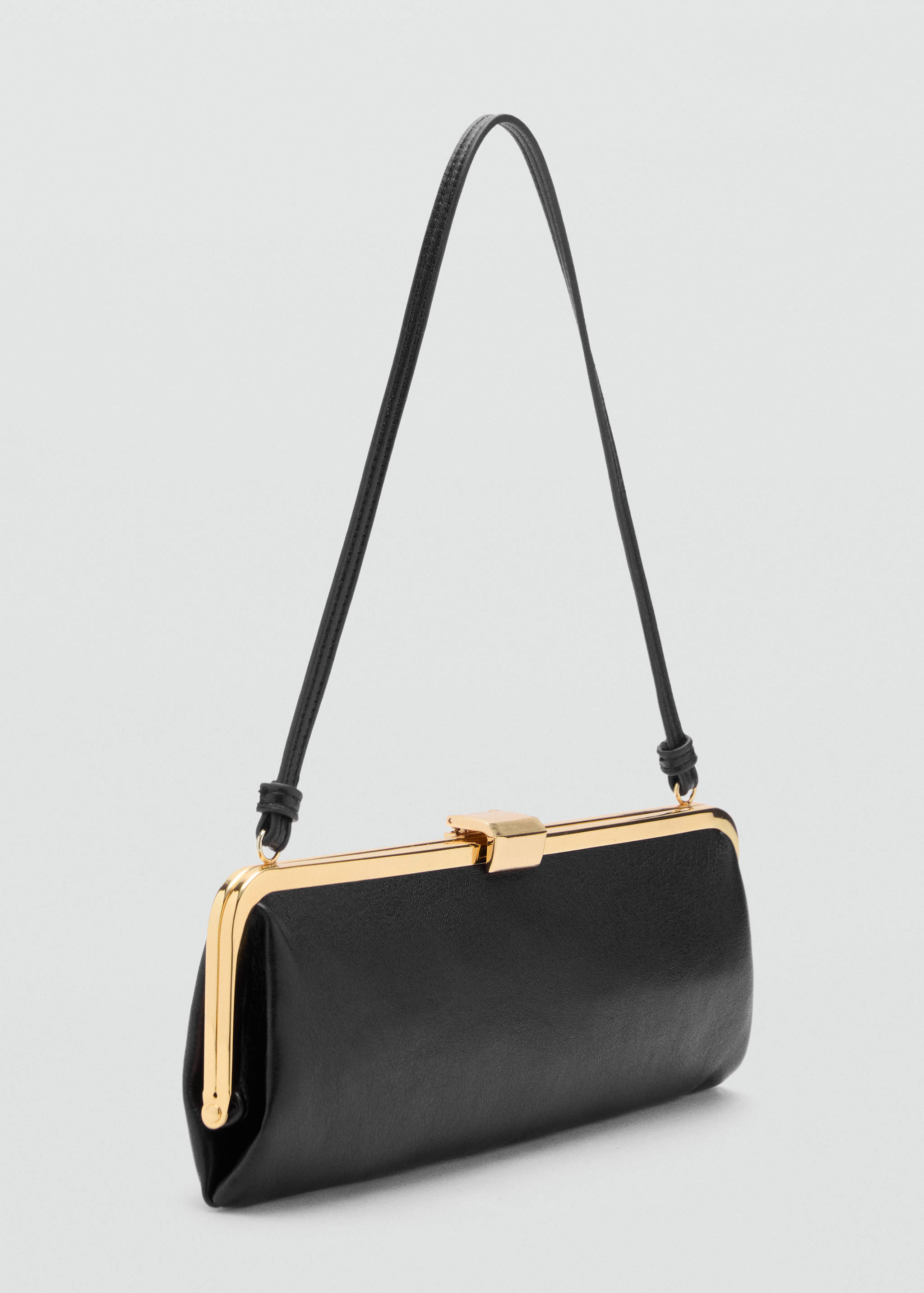 Μεταλλικό τσαντάκι χειρός clutch - Μεσαίο πλάνο