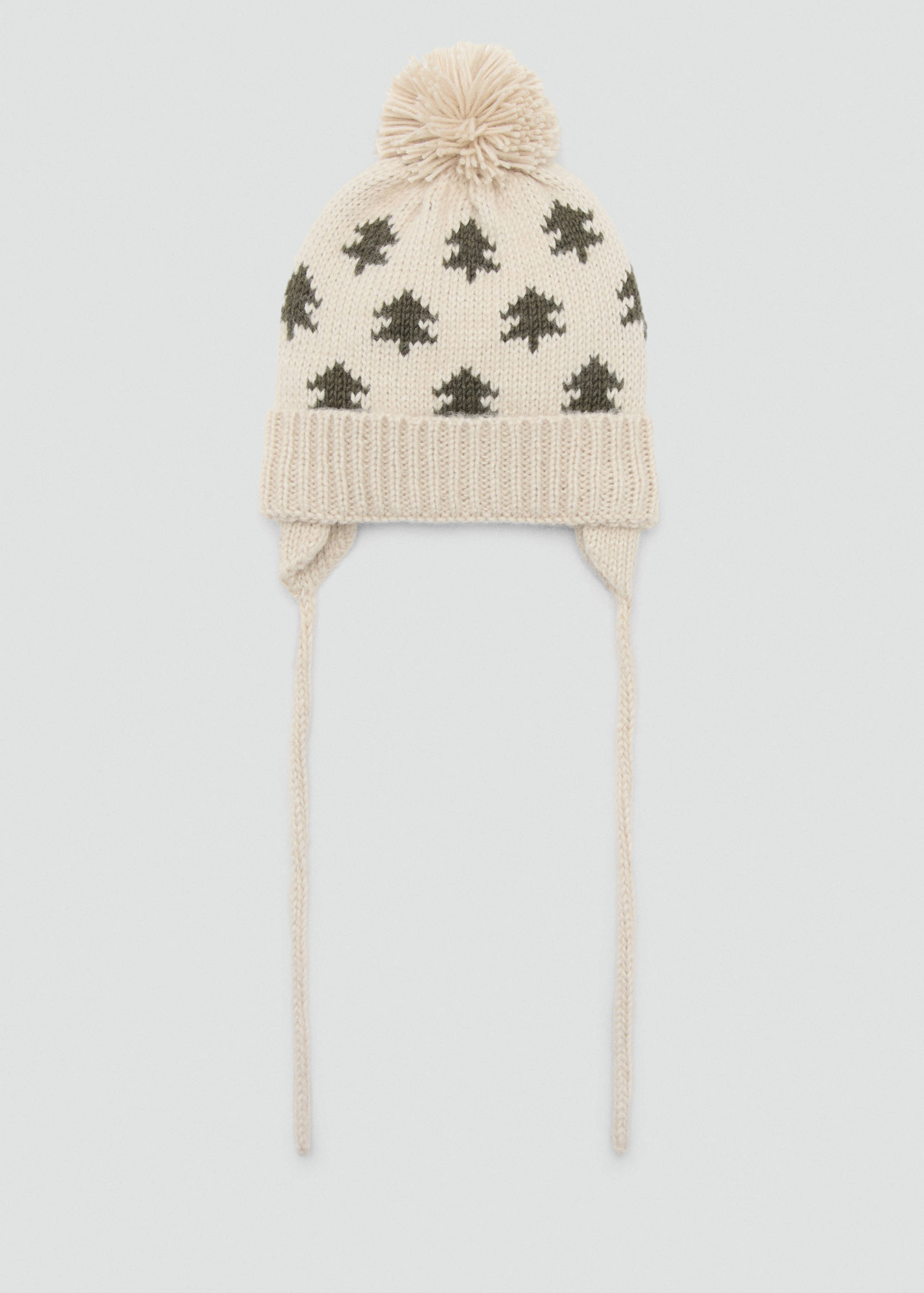 Bonnet brodé à pompon - Article sans modèle