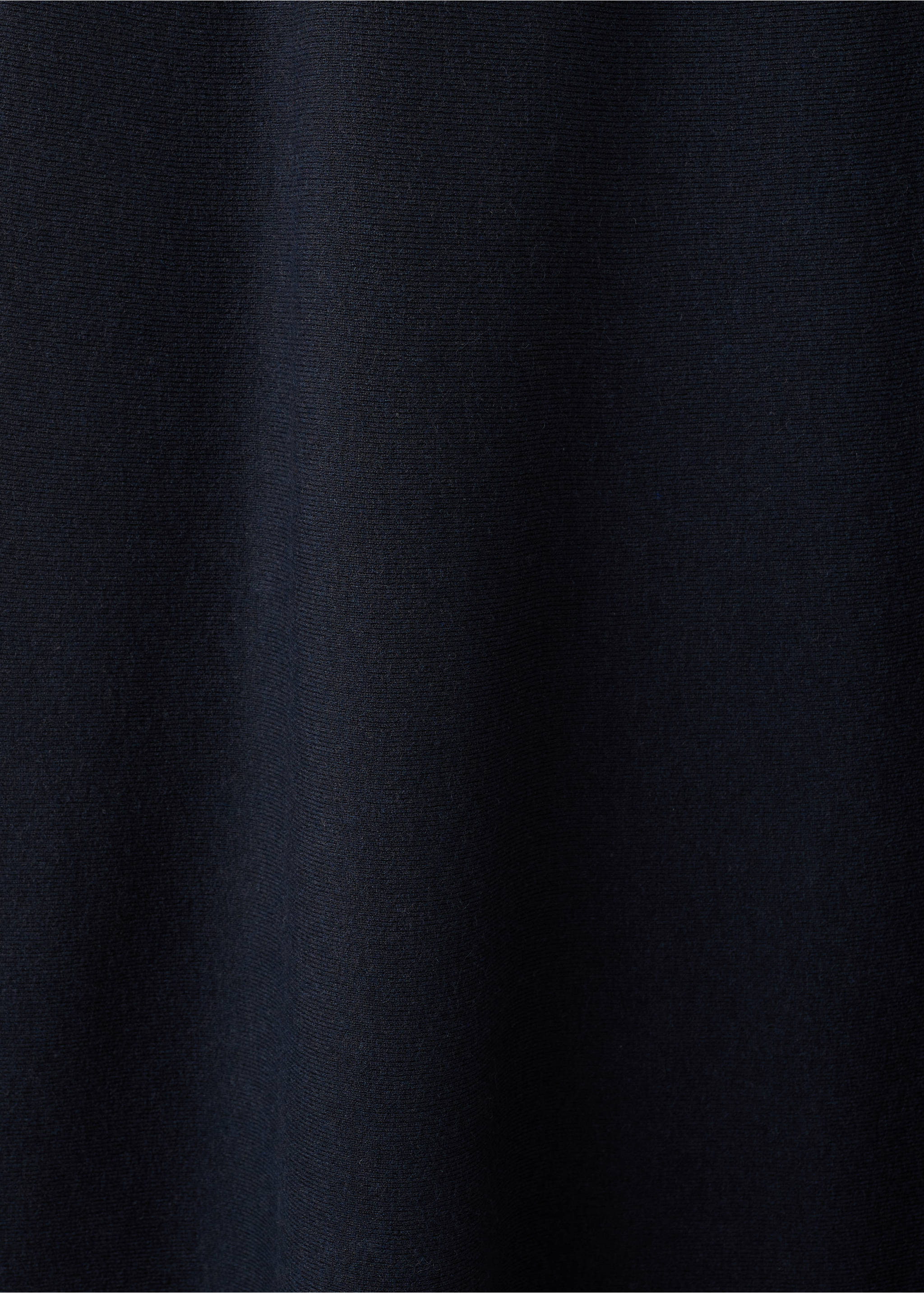 Wool-blend knitted skirt - Details of the article 8, Navy. Ref: 17087779-00.