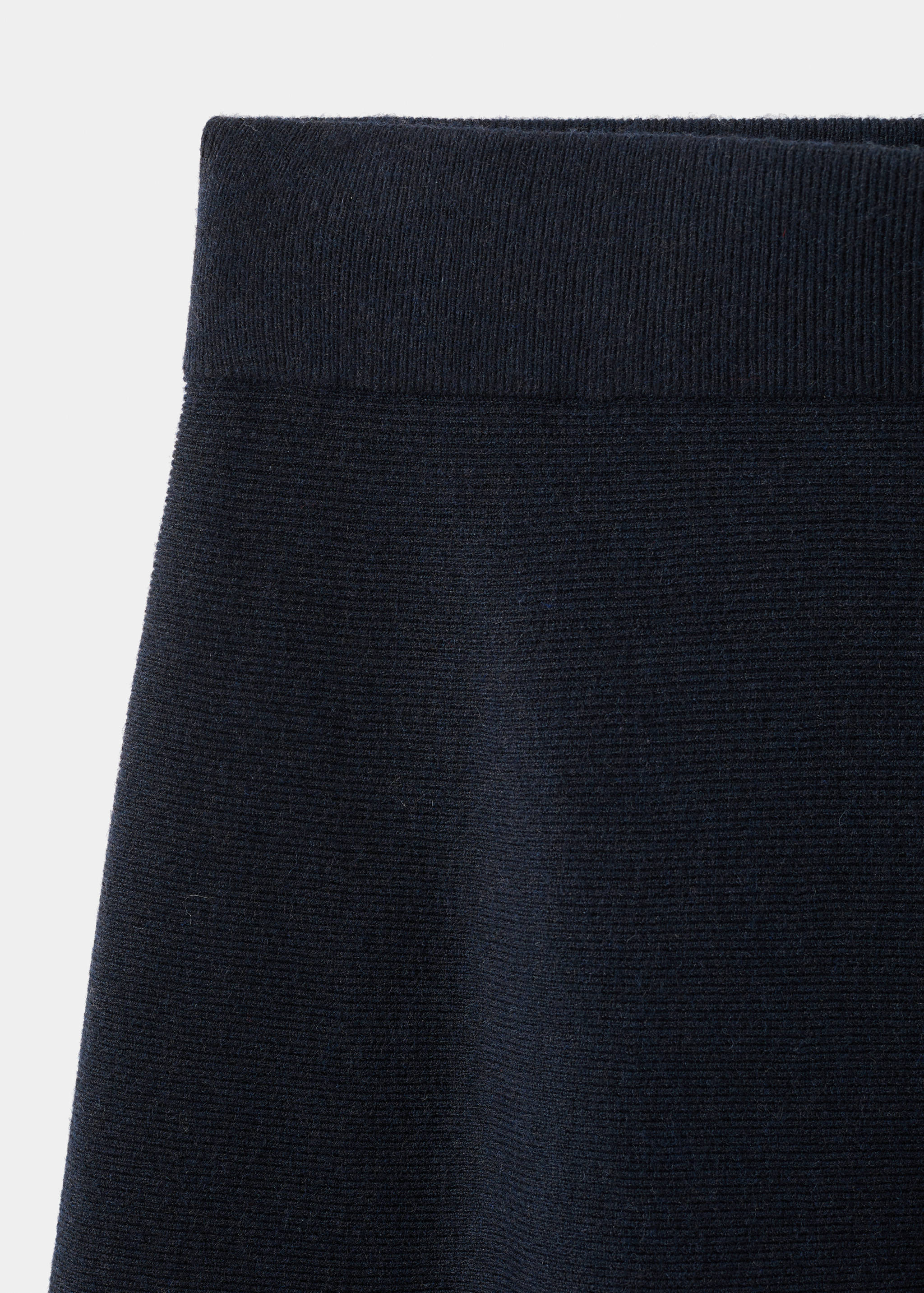 Wool-blend knitted skirt - Details of the article 0