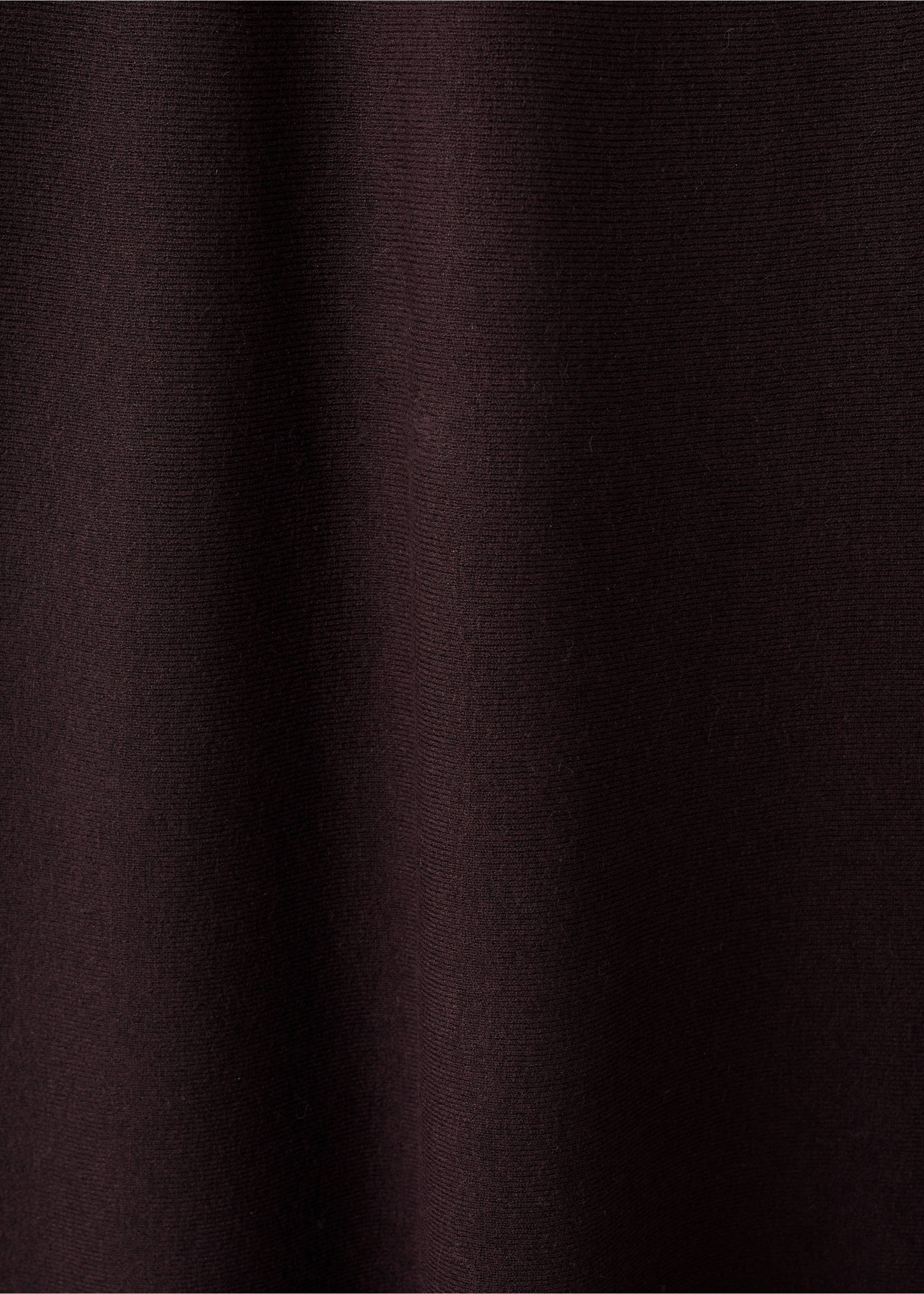 Wool-blend knitted skirt - Details of the article 0, Wine. Ref: 17087779-00.