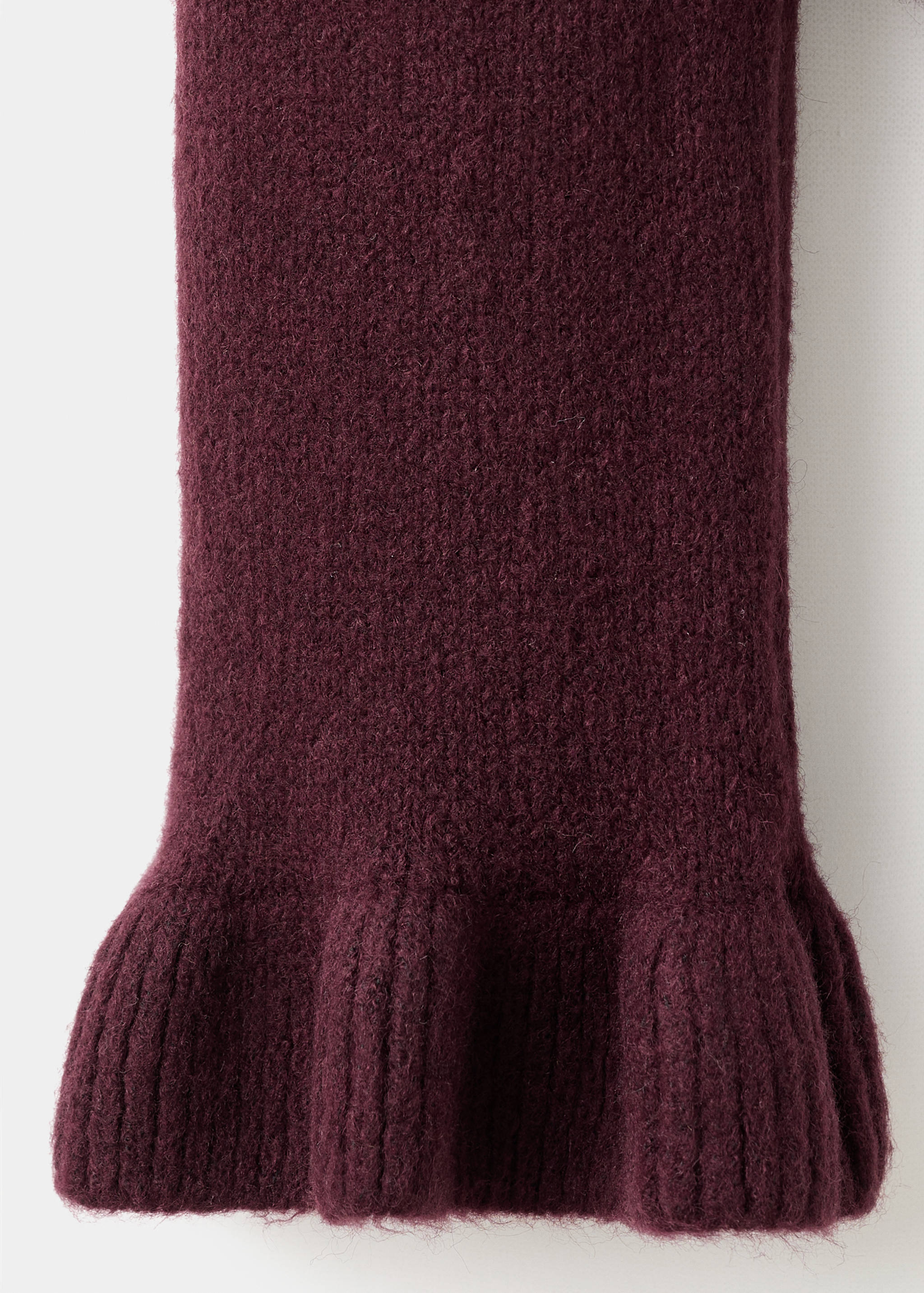 Ruffle  knit cardigan - Details of the article 0