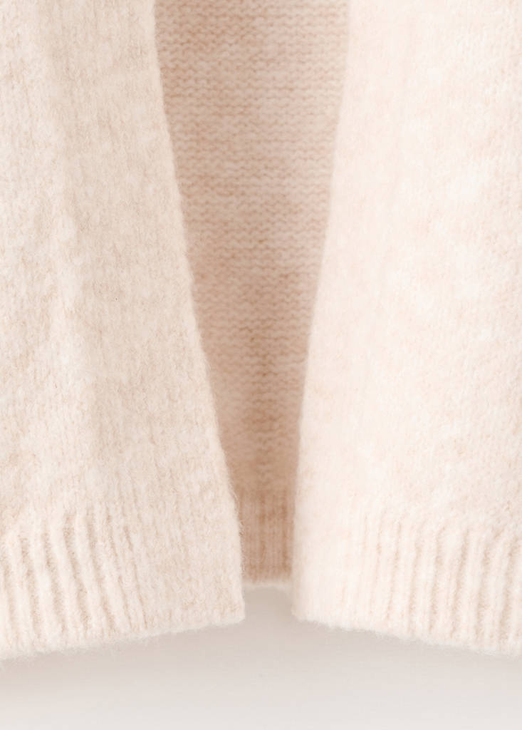 Knit cardigan — Beige