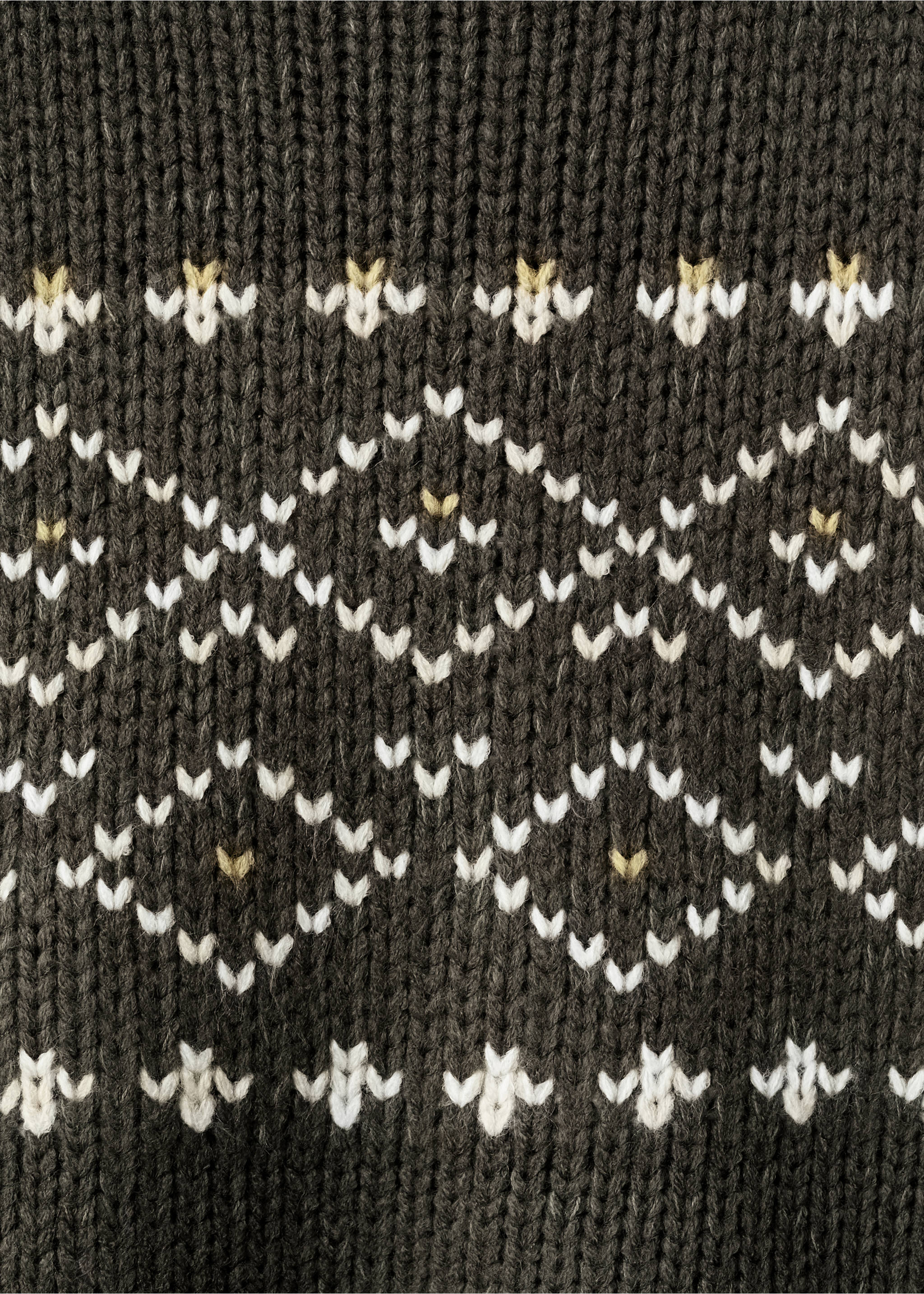 Jacquard knitted sweater - Details of the article 0, Dark Green. Ref: 17087786-00.