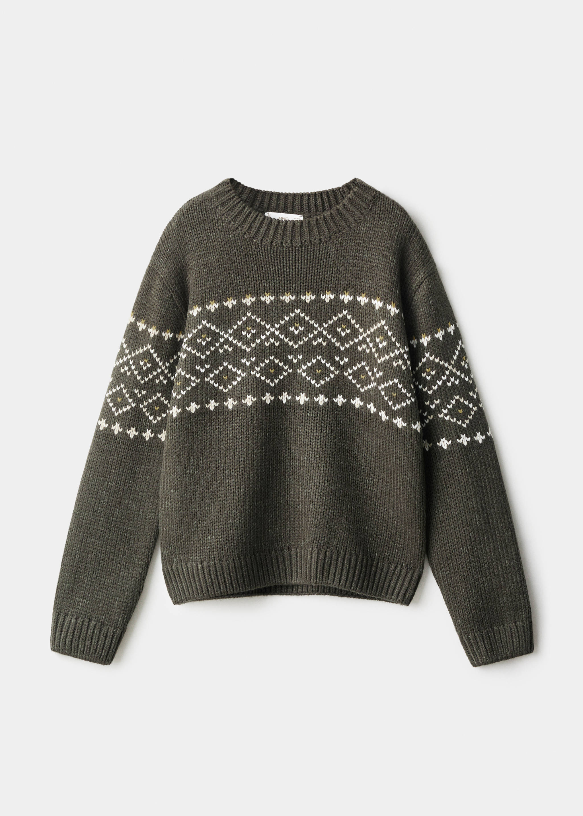 Jacquard knitted sweater - Article without model