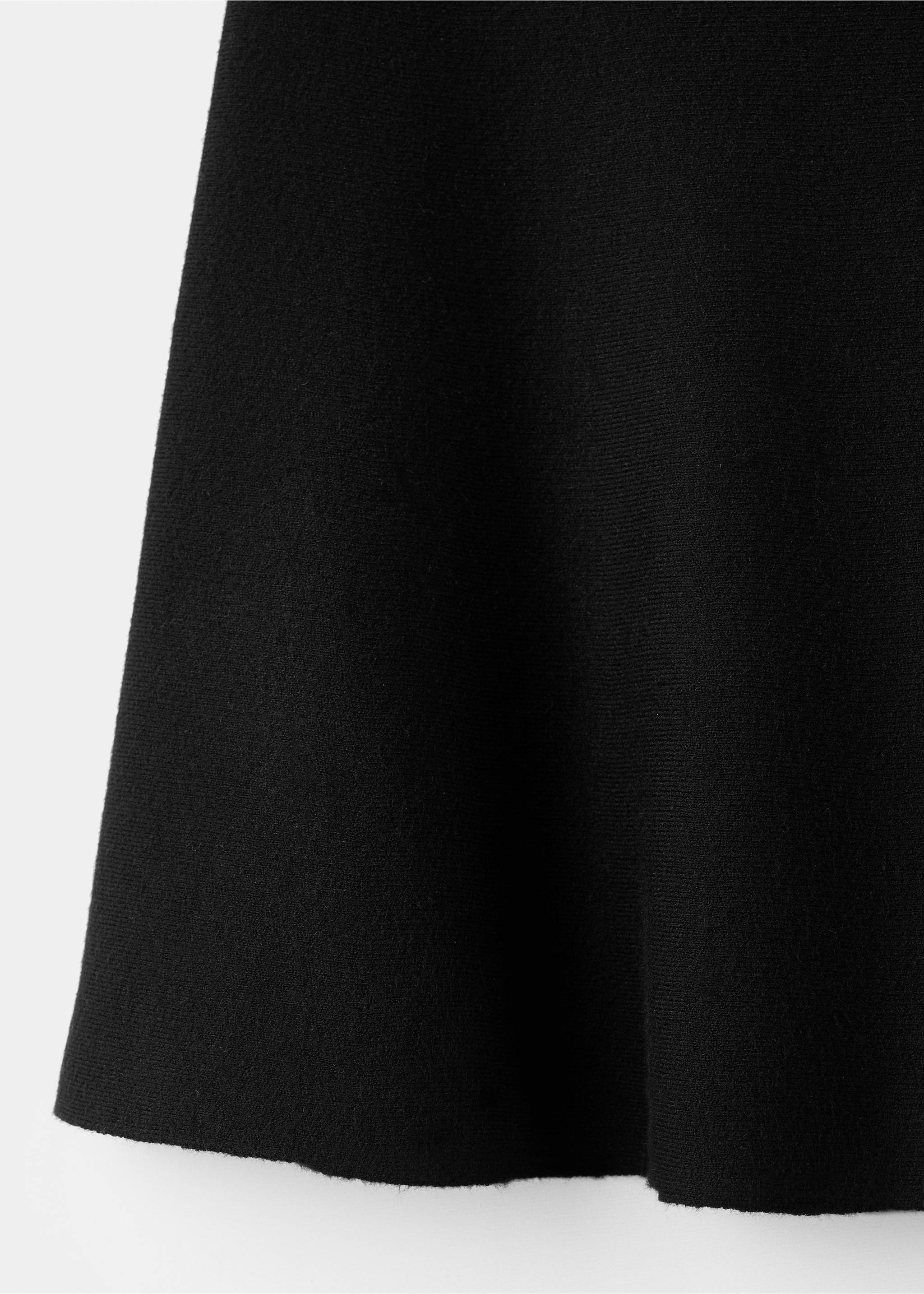 Falda punto evasé - Detalle del artículo 0, Negro. Ref: 17087787-00.