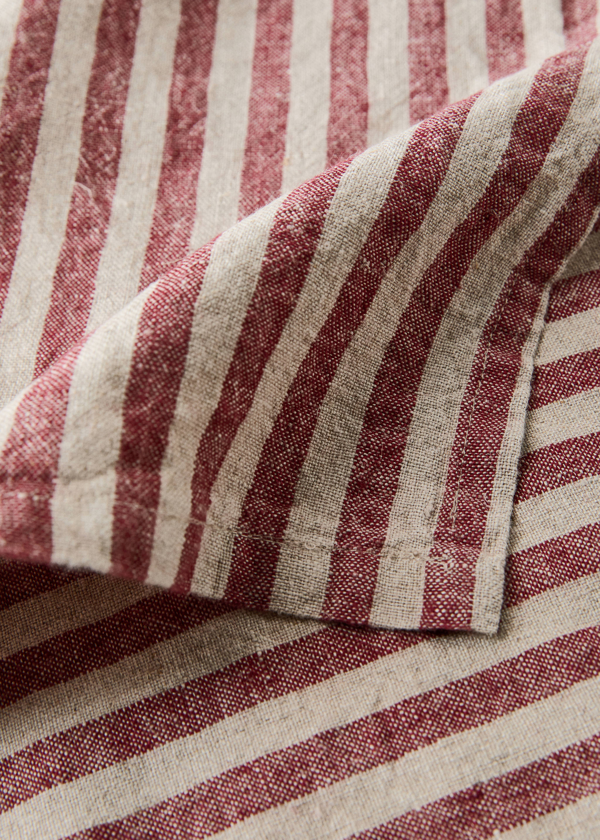 Striped linen napkins - Details of the article 2