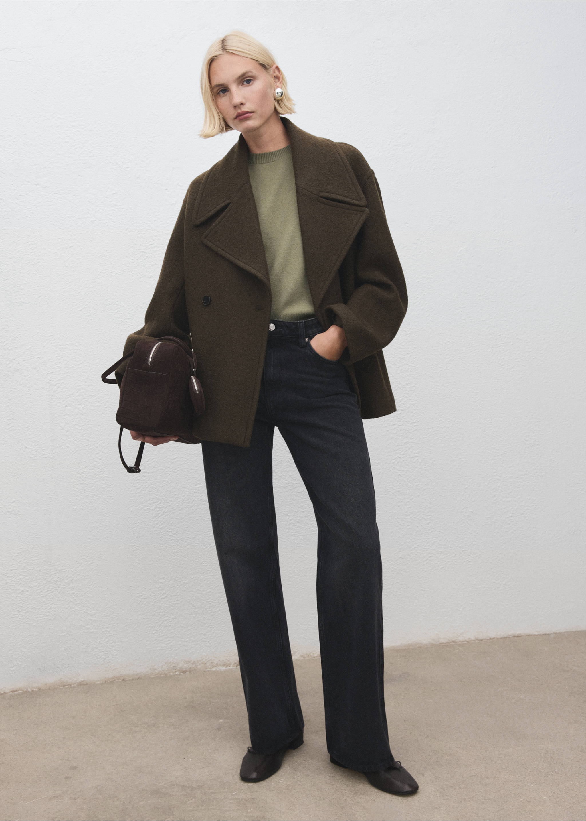 Knit strap top - General plane, Khaki. Ref: 17087793-00.