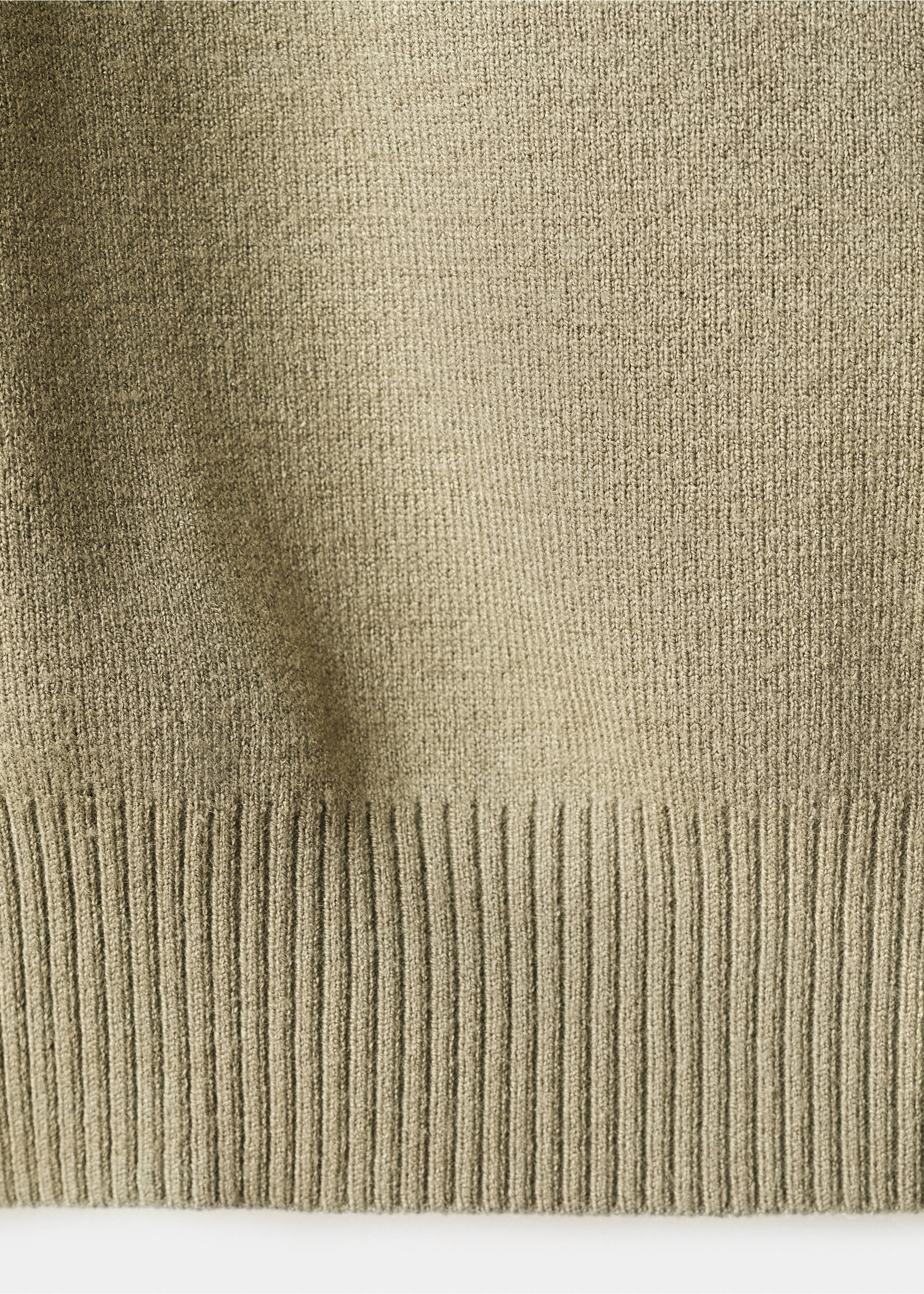 Knit strap top - Details of the article 0, Khaki. Ref: 17087793-00.