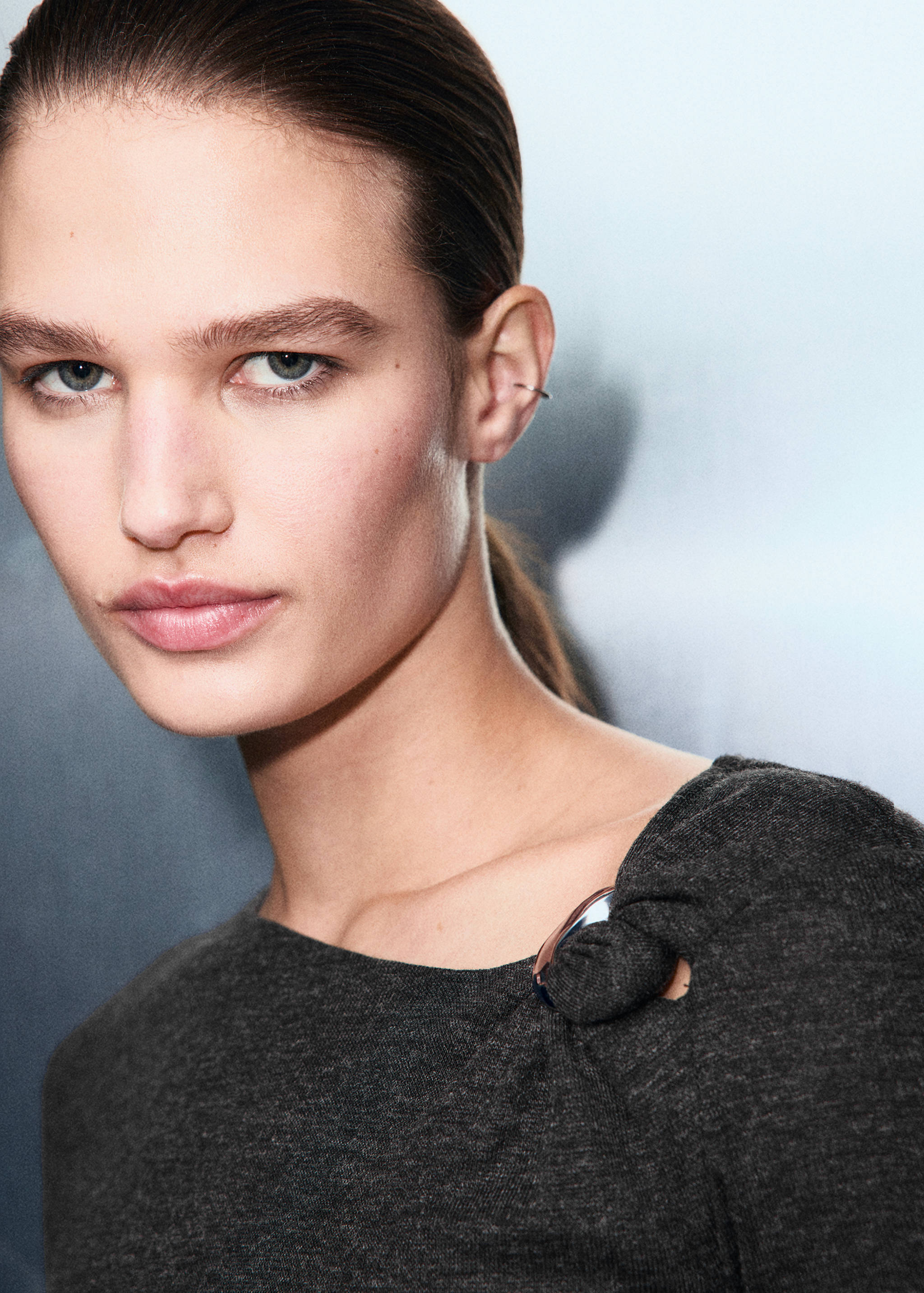 Metal detail T-shirt - Details of the article 1