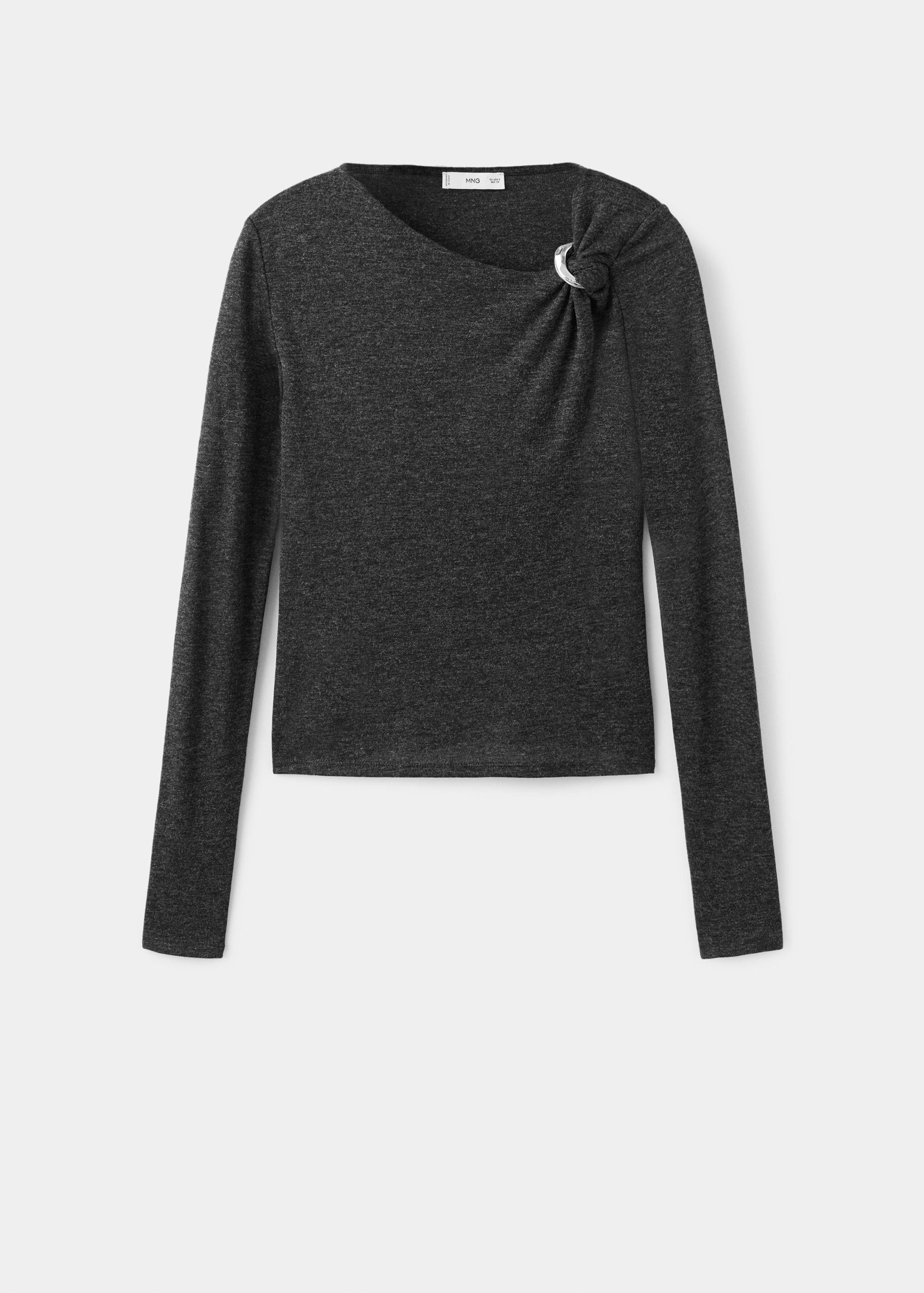 Metal detail T-shirt - Article without model