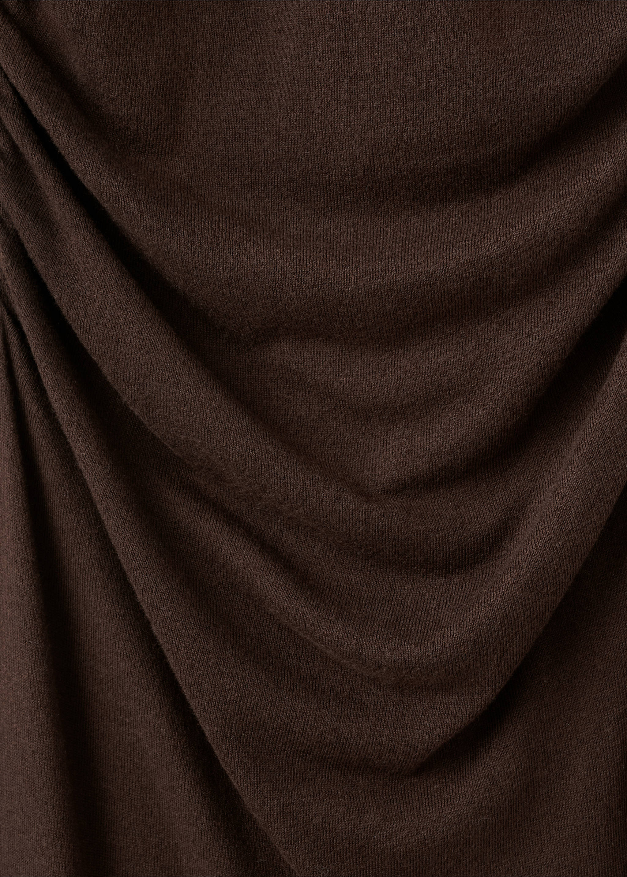 Robe maille col montant - Détail de l'article 8, Chocolat. Ref: 17087799-00.