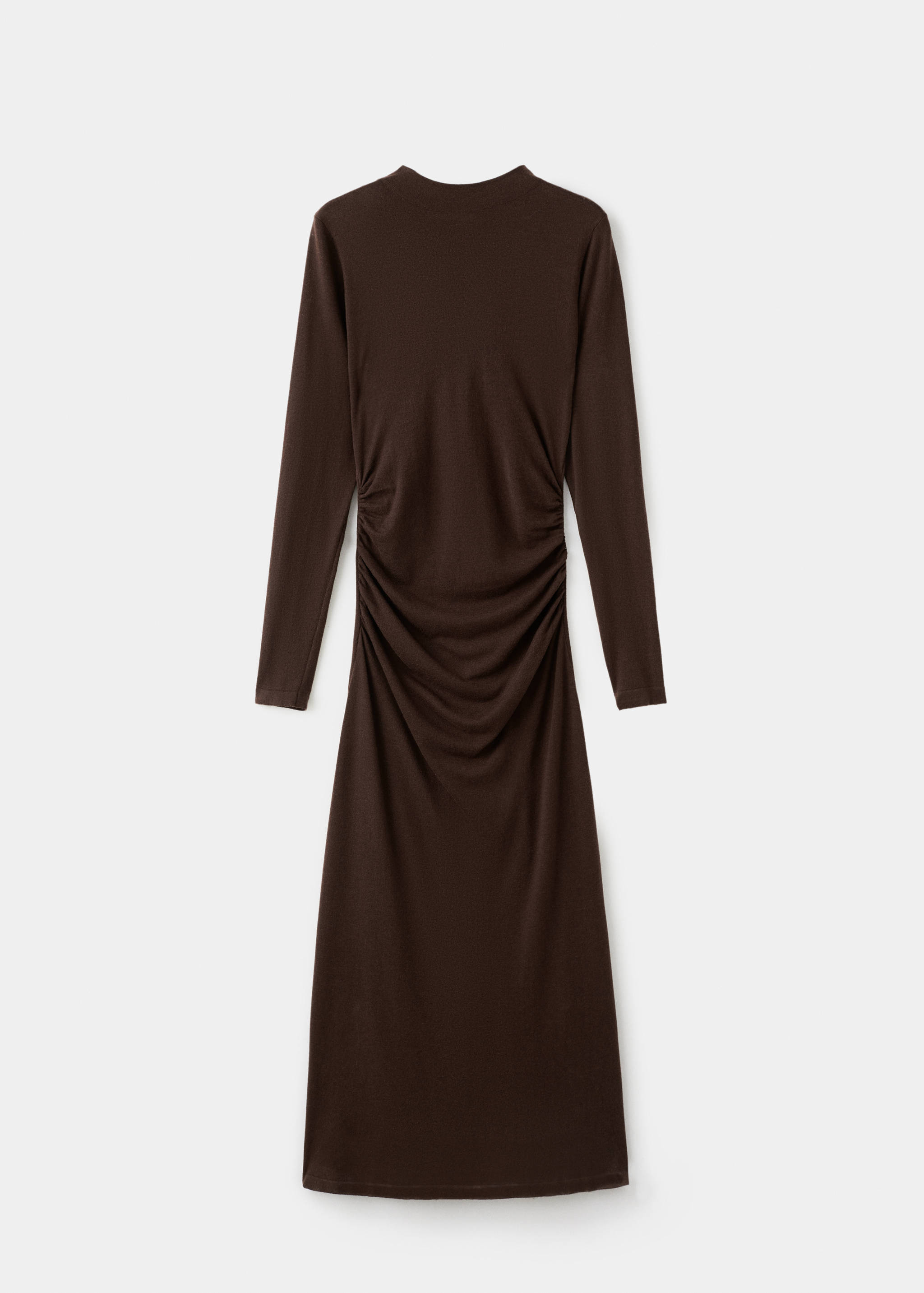 Perkins-neck knitted dress - Article without model