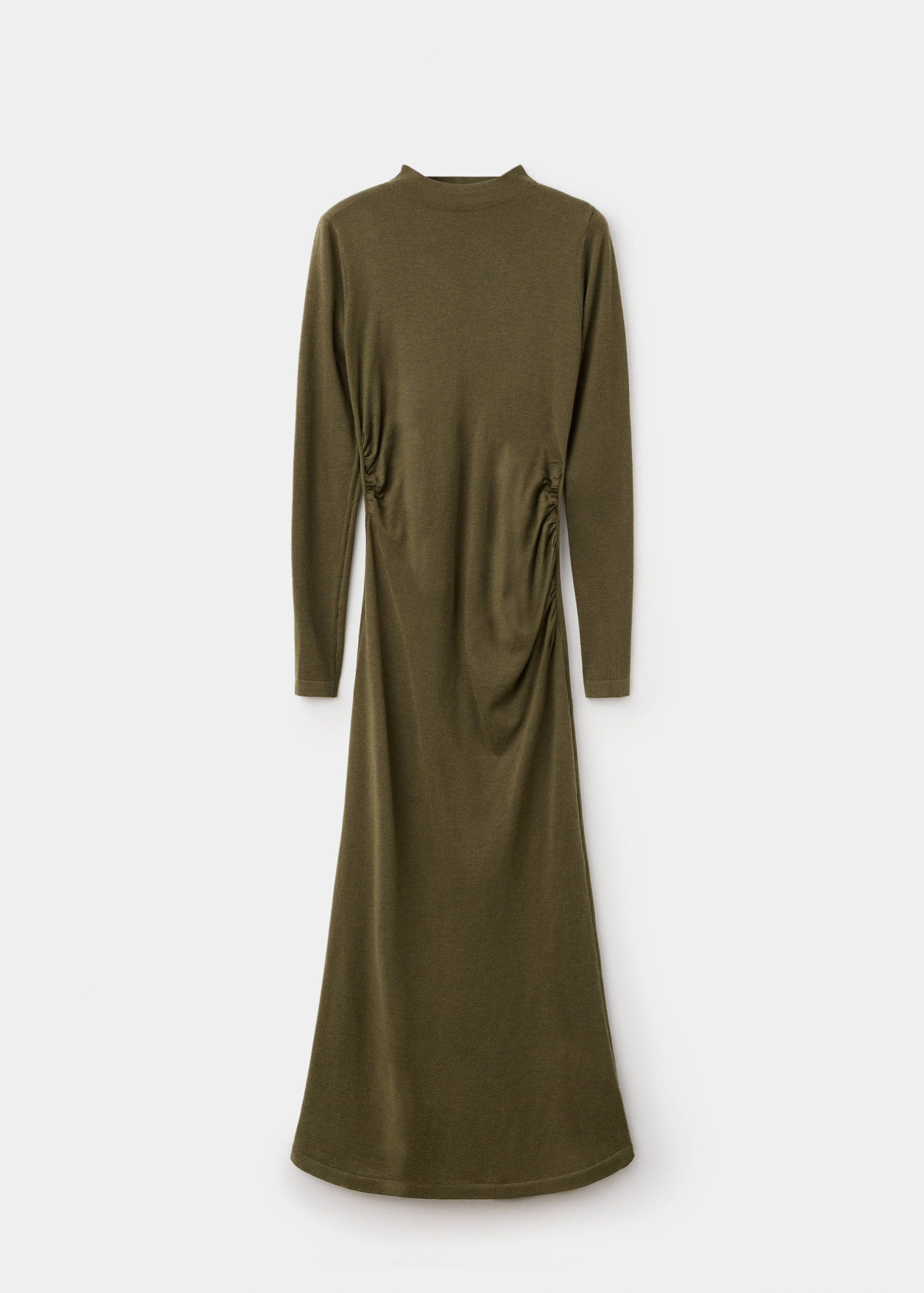 Perkins-neck knitted dress - Article without model