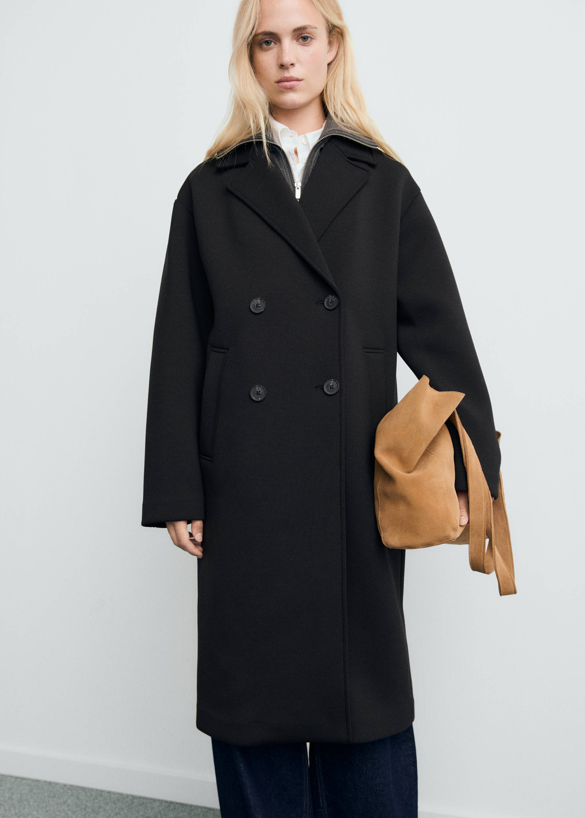 Long combined coat - Medium plane