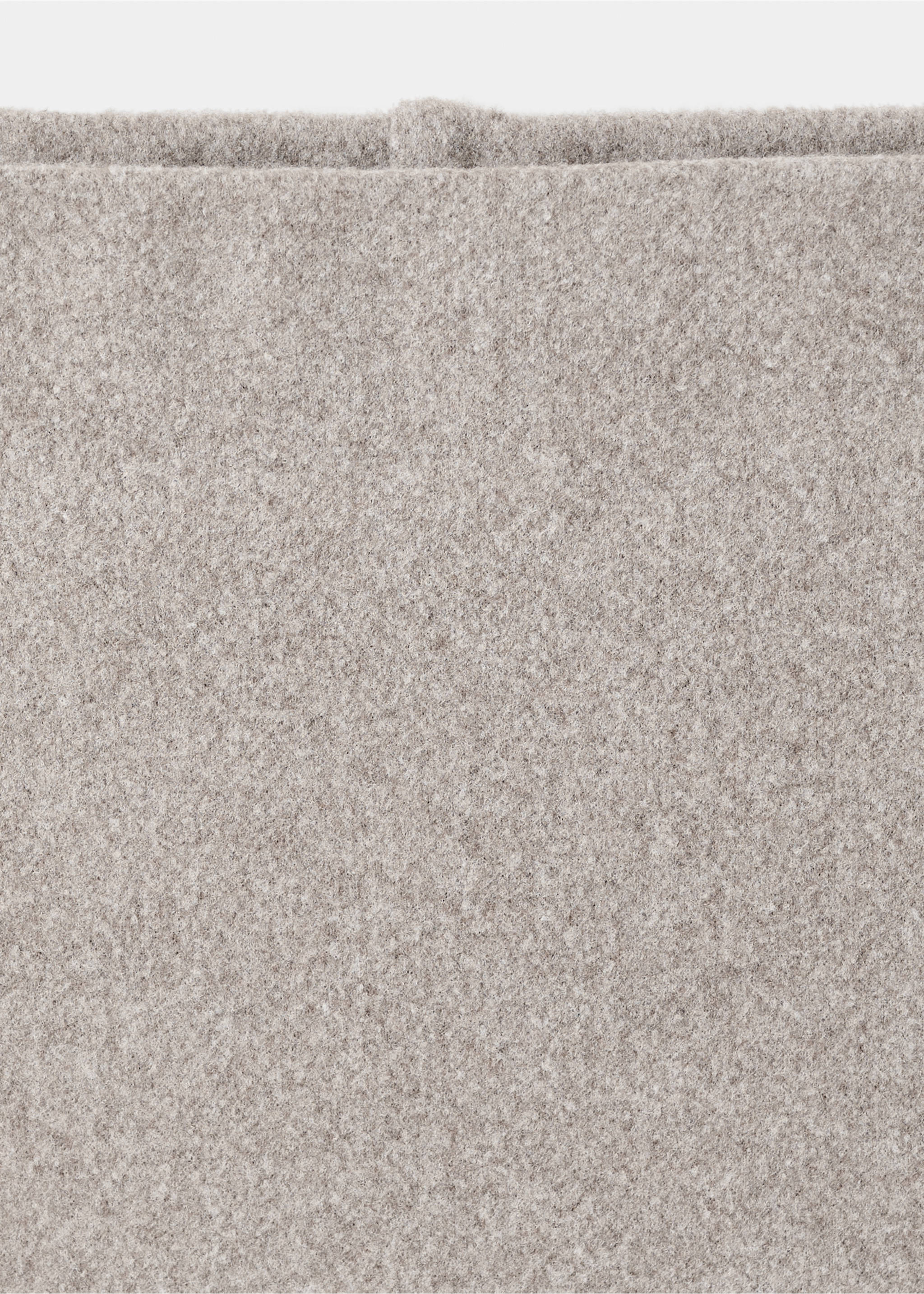 Long skirt with elastic waist - Details of the article 8, Medium Brown. Ref: 17087802-00.