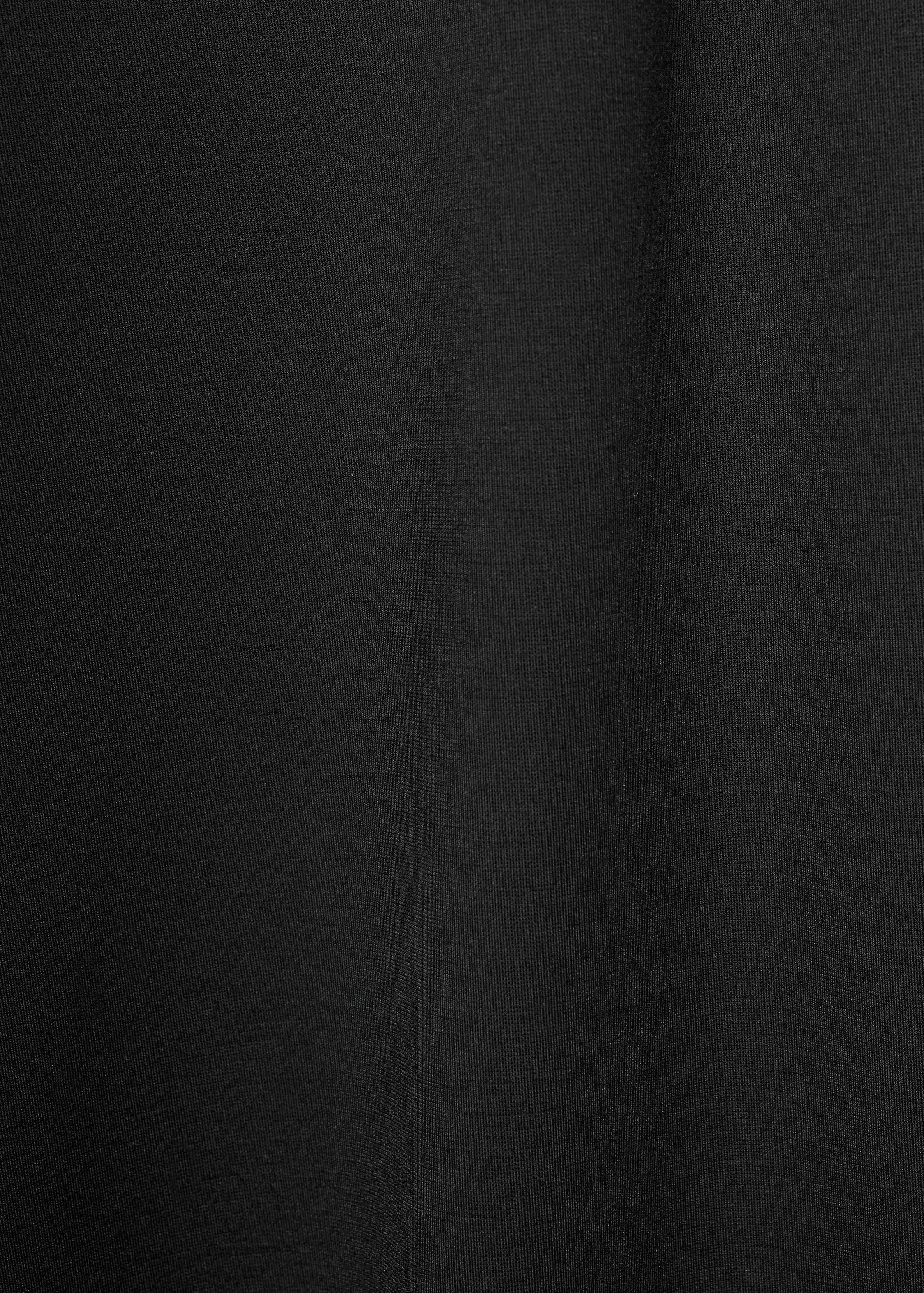 Straight-fit trousers with elastic waist - Details of the article 0