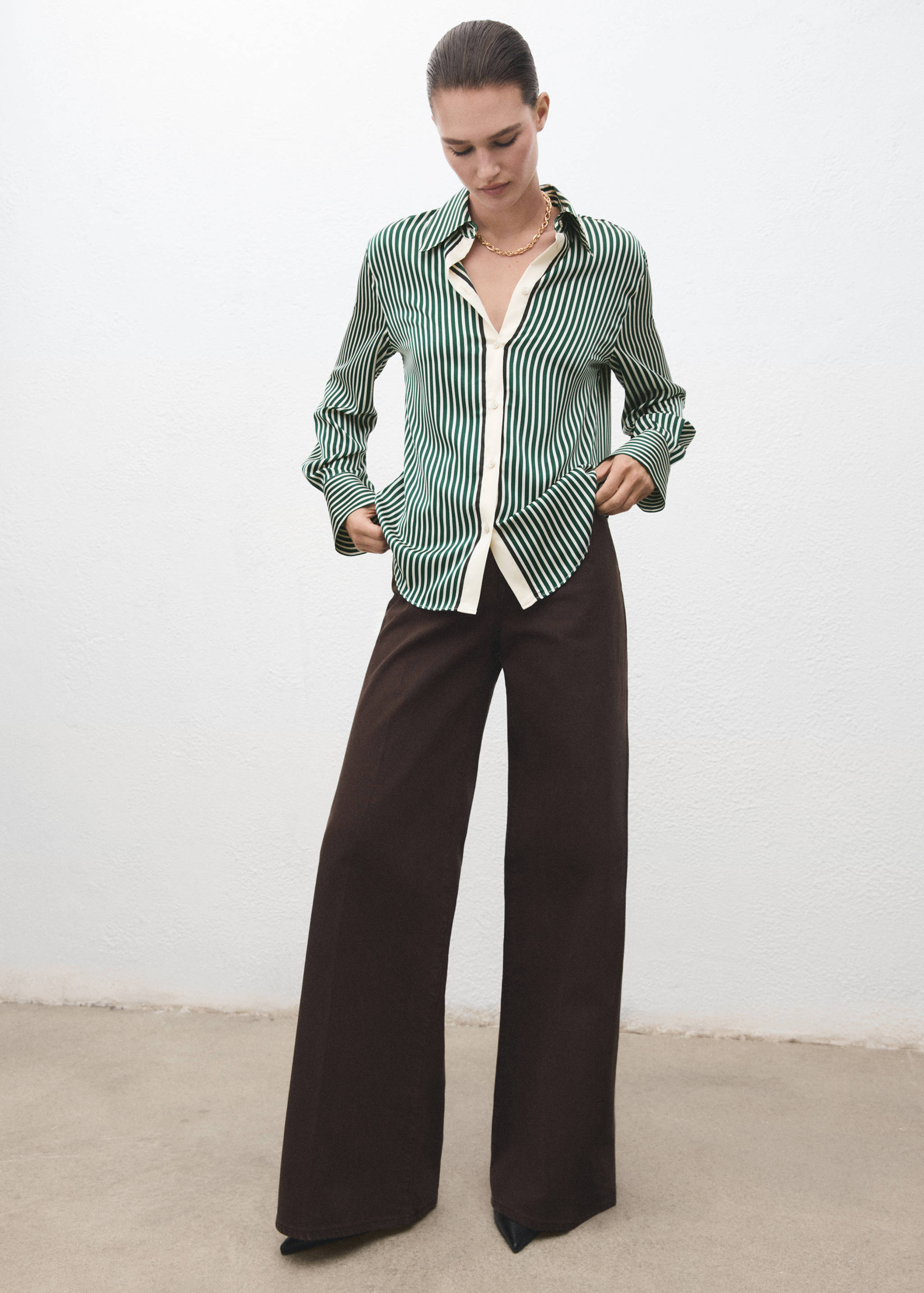 Combined striped shirt - General plane