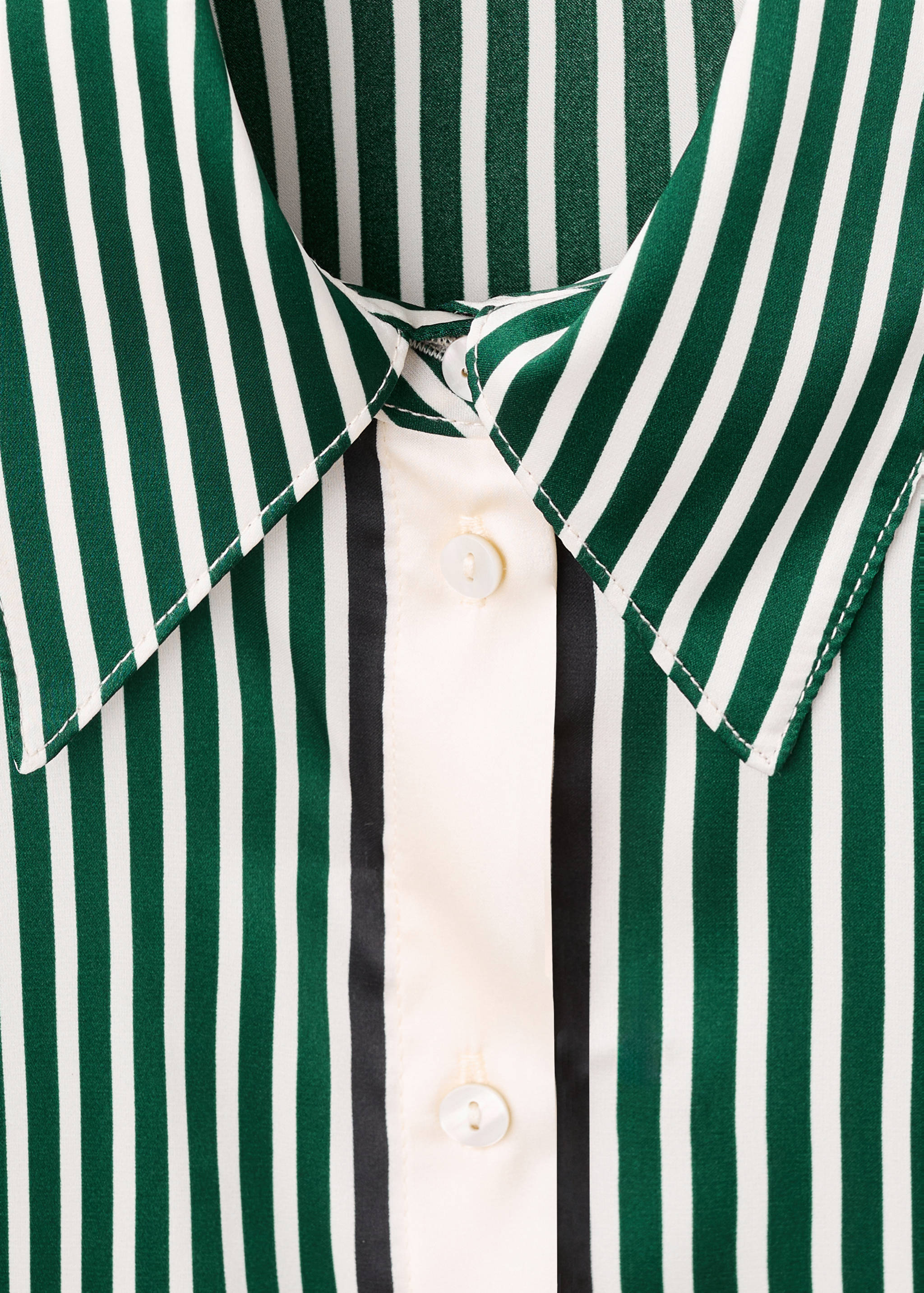 Combined striped shirt - Details of the article 8