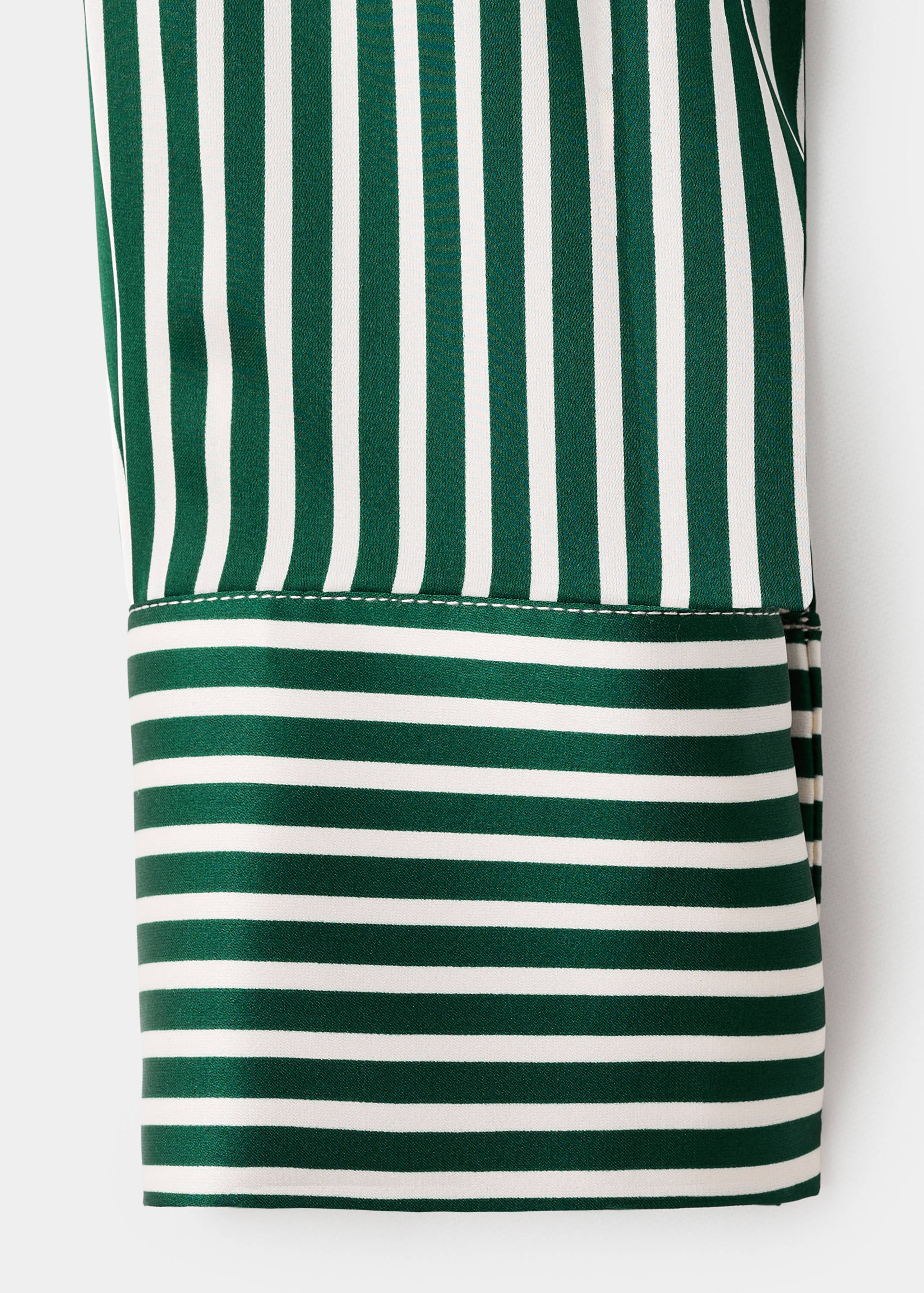 Combined striped shirt - Details of the article 0