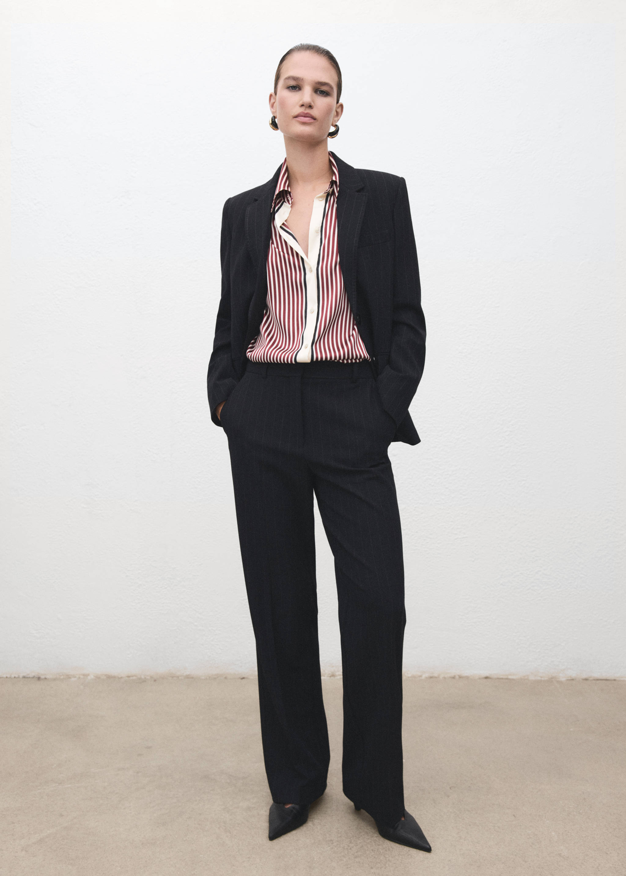 Combined striped shirt - General plane